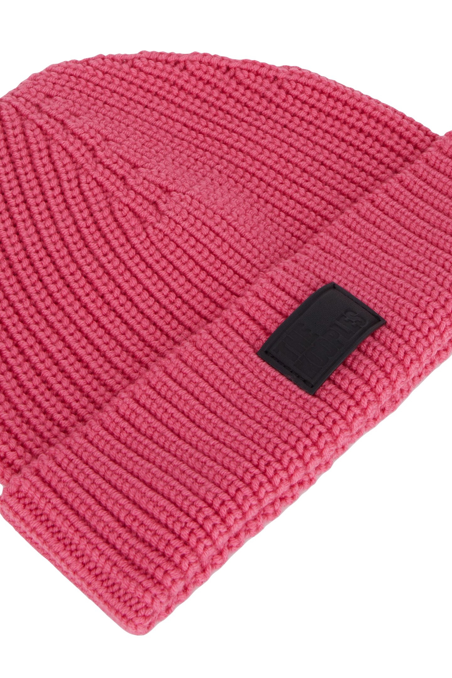 WOOL HAT WITH LEATHER PATCH OLD PINK 3