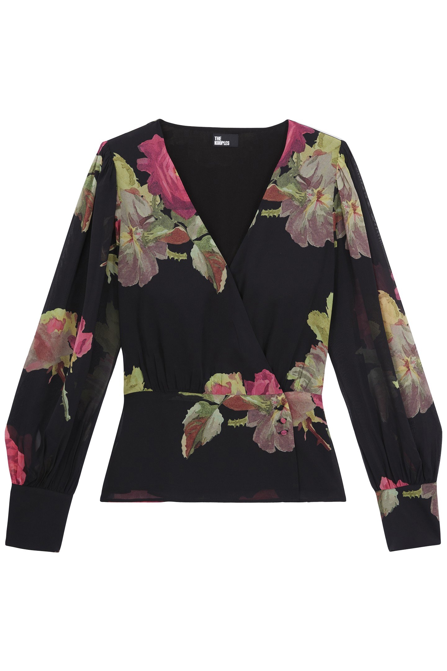 DOLCE VITA LONG SLEEVED TOP PINK BLACK 4