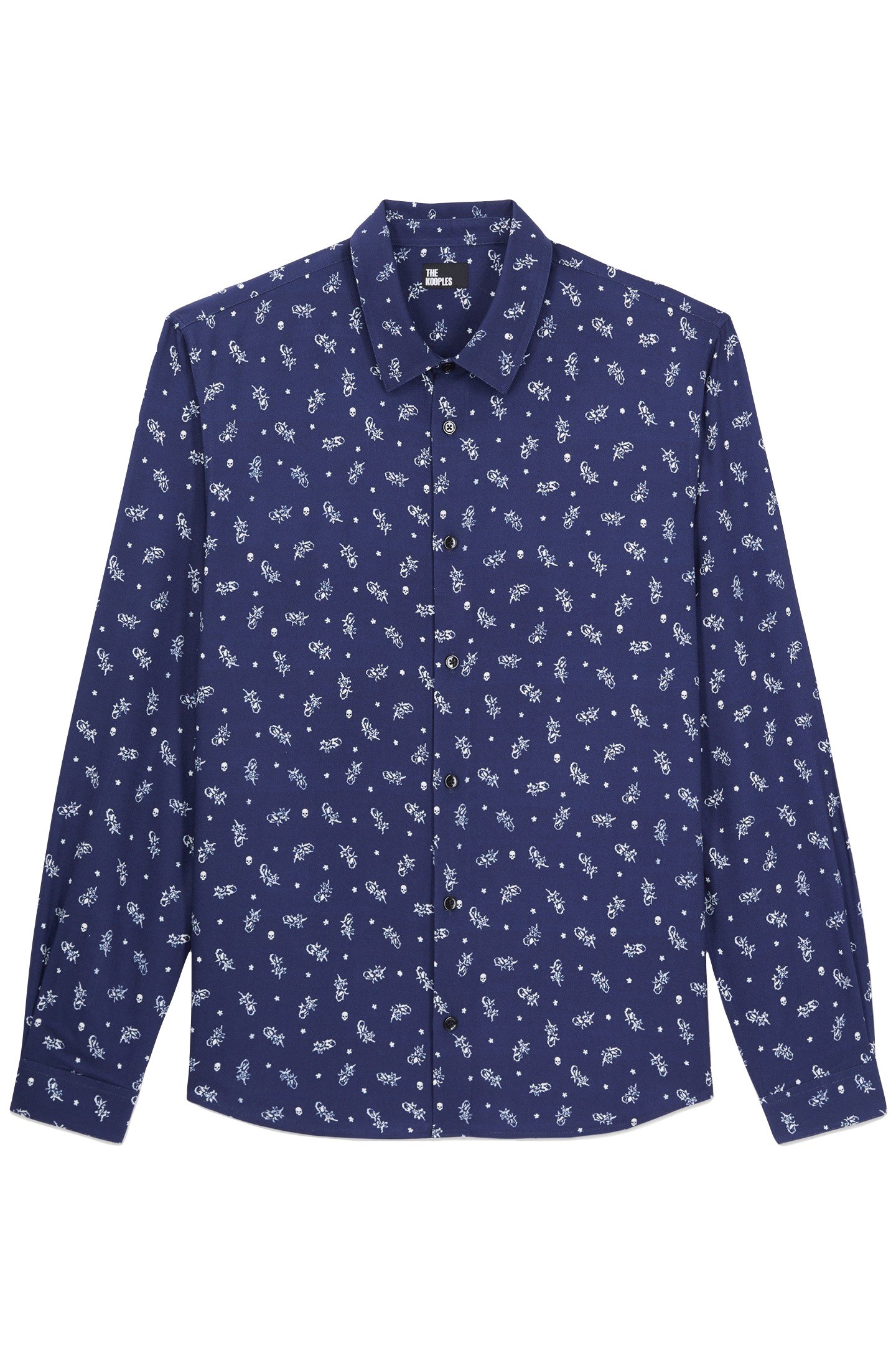 LONG SLEEVE SHIRT WHITE/NAVY 4