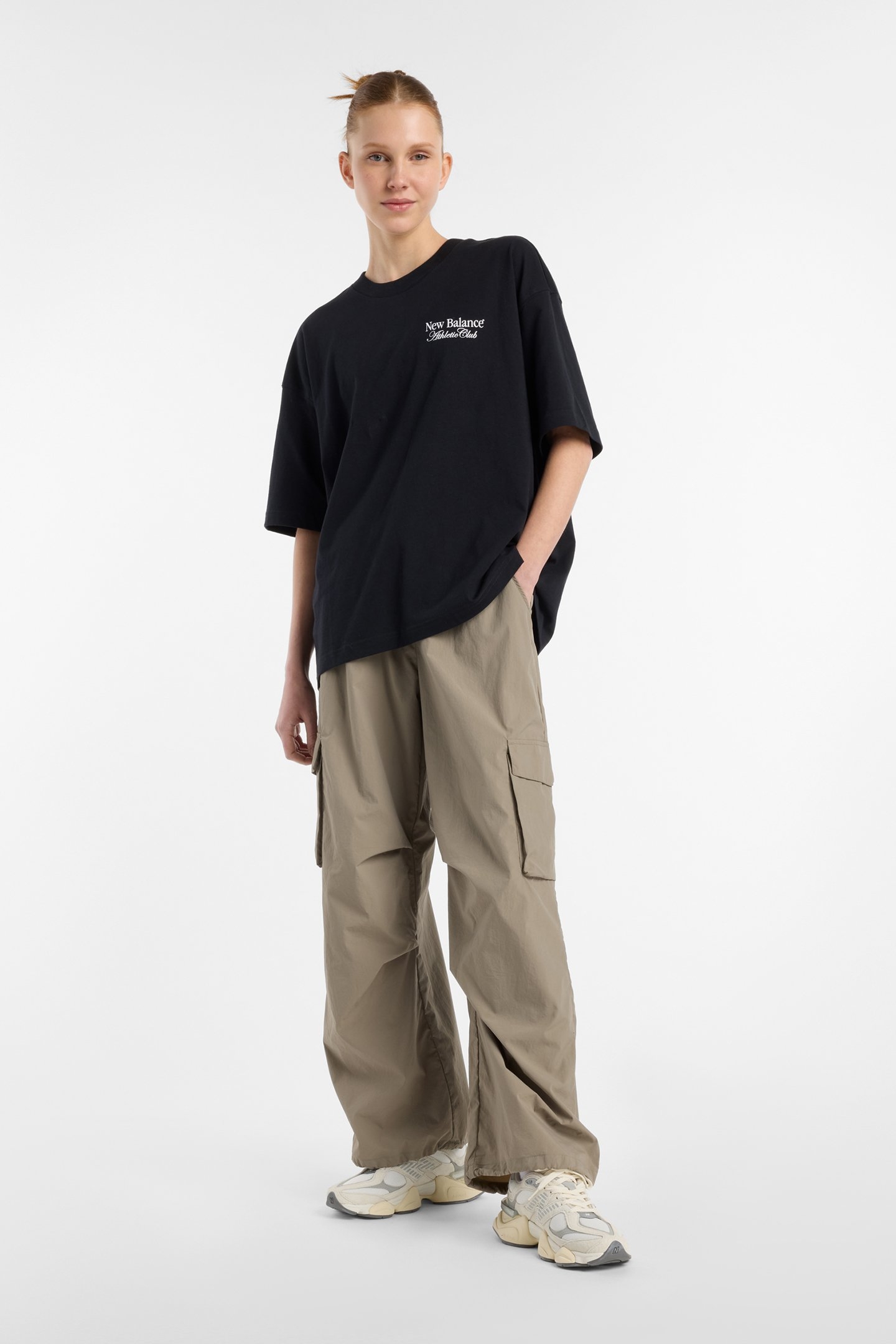 LINEAR GRAPHIC OVERSIZED T-SHI BLACK 5