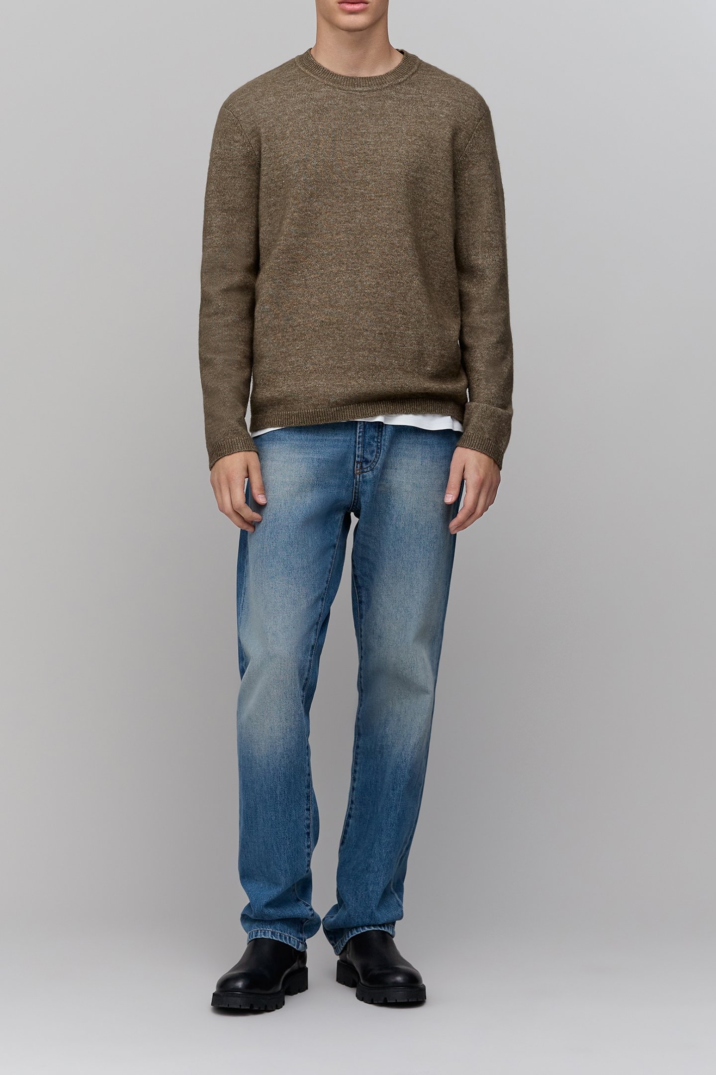 MOSSY KNIT KHAKI SWEATER 3