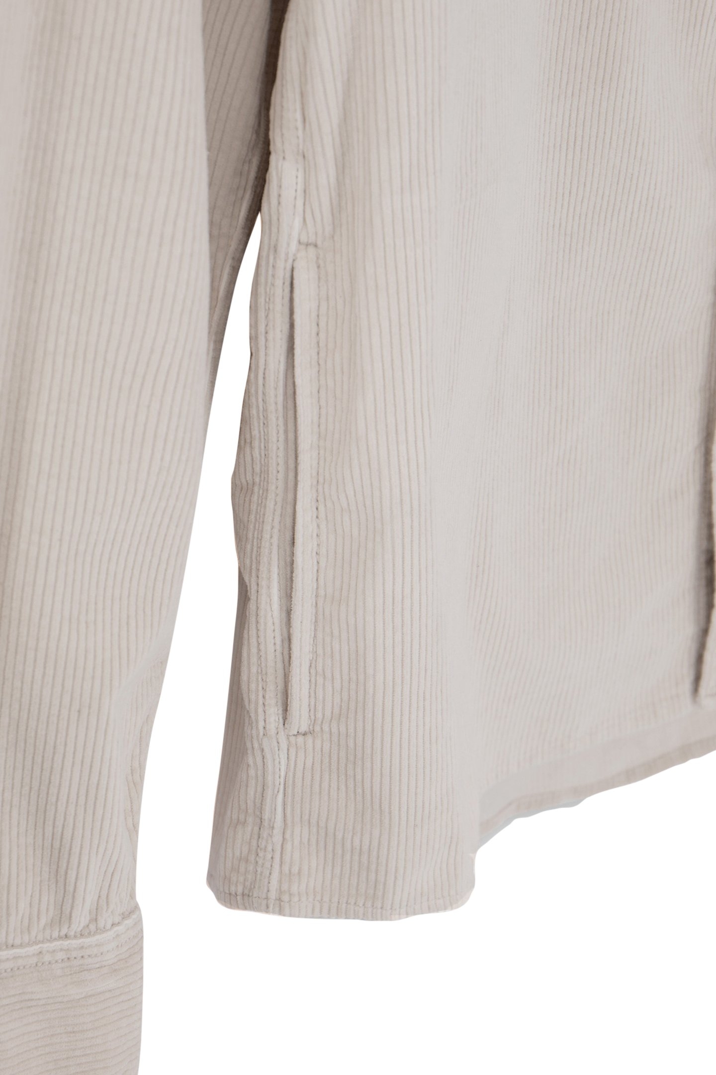 NATURAL CORDUROY OVERSHIRT 7