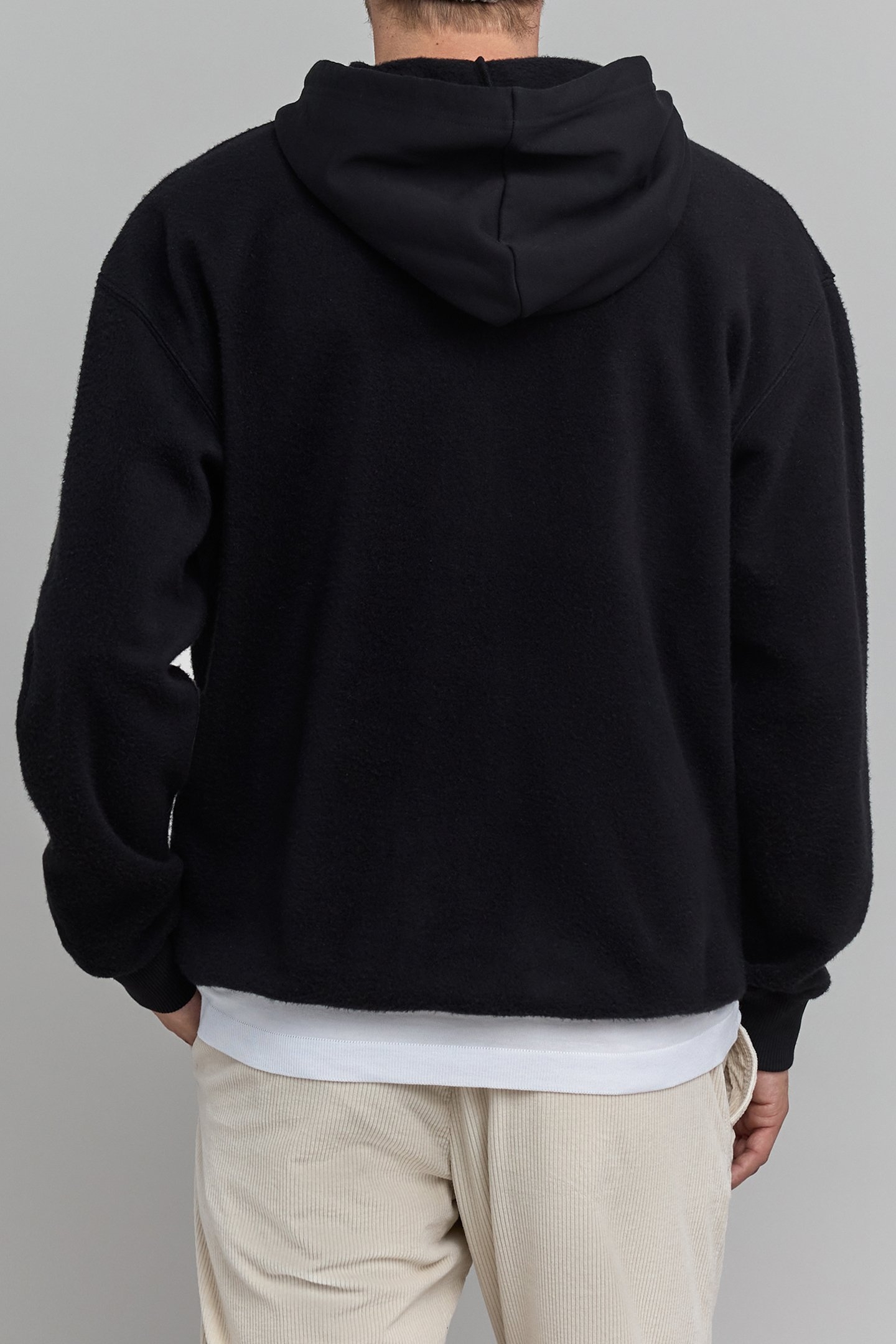 BLACK FLEECE HOODED SWEATSHIRT 2