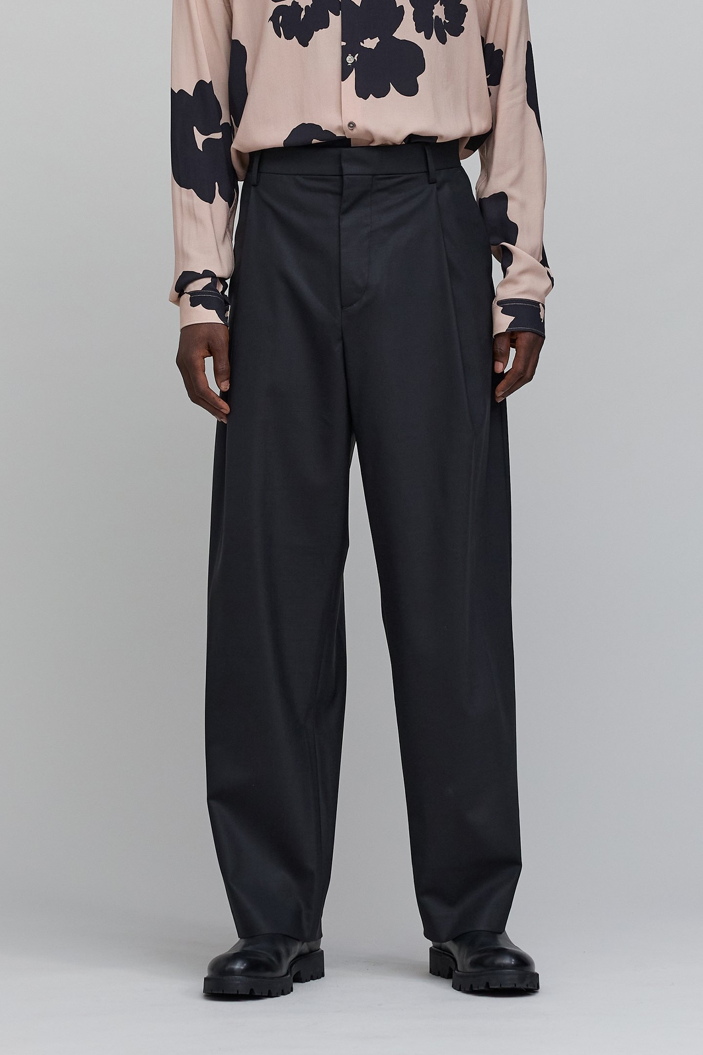 PURE EDITION-BLACK SUIT TROUSERS 1