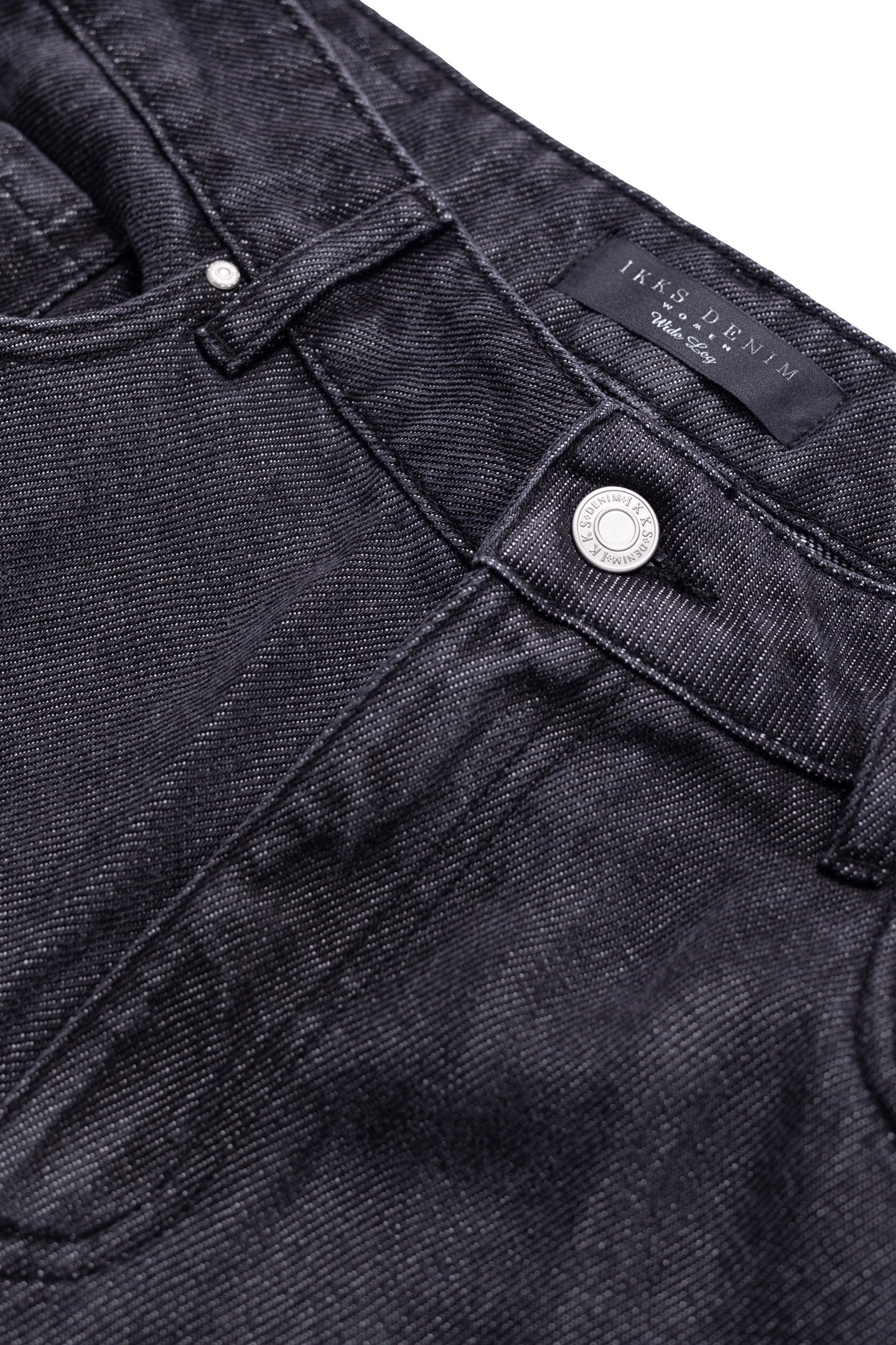 CHARCOAL GREY WIDE-LEG JEANS 3