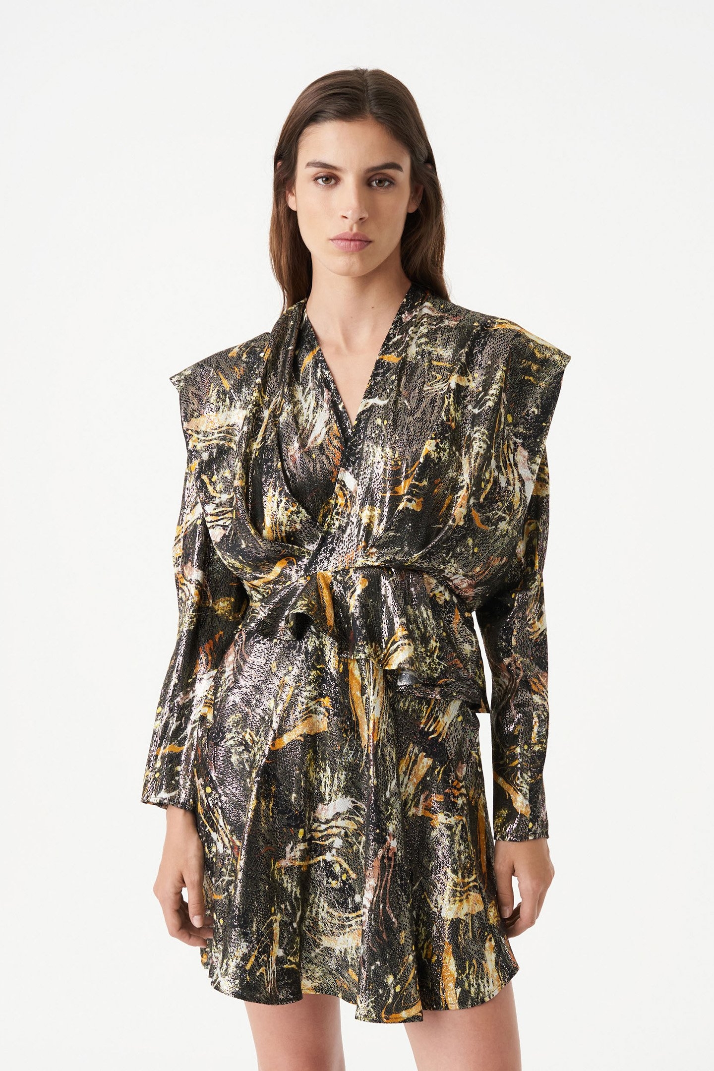 KANTER DRESS BLACK/GOLD 1