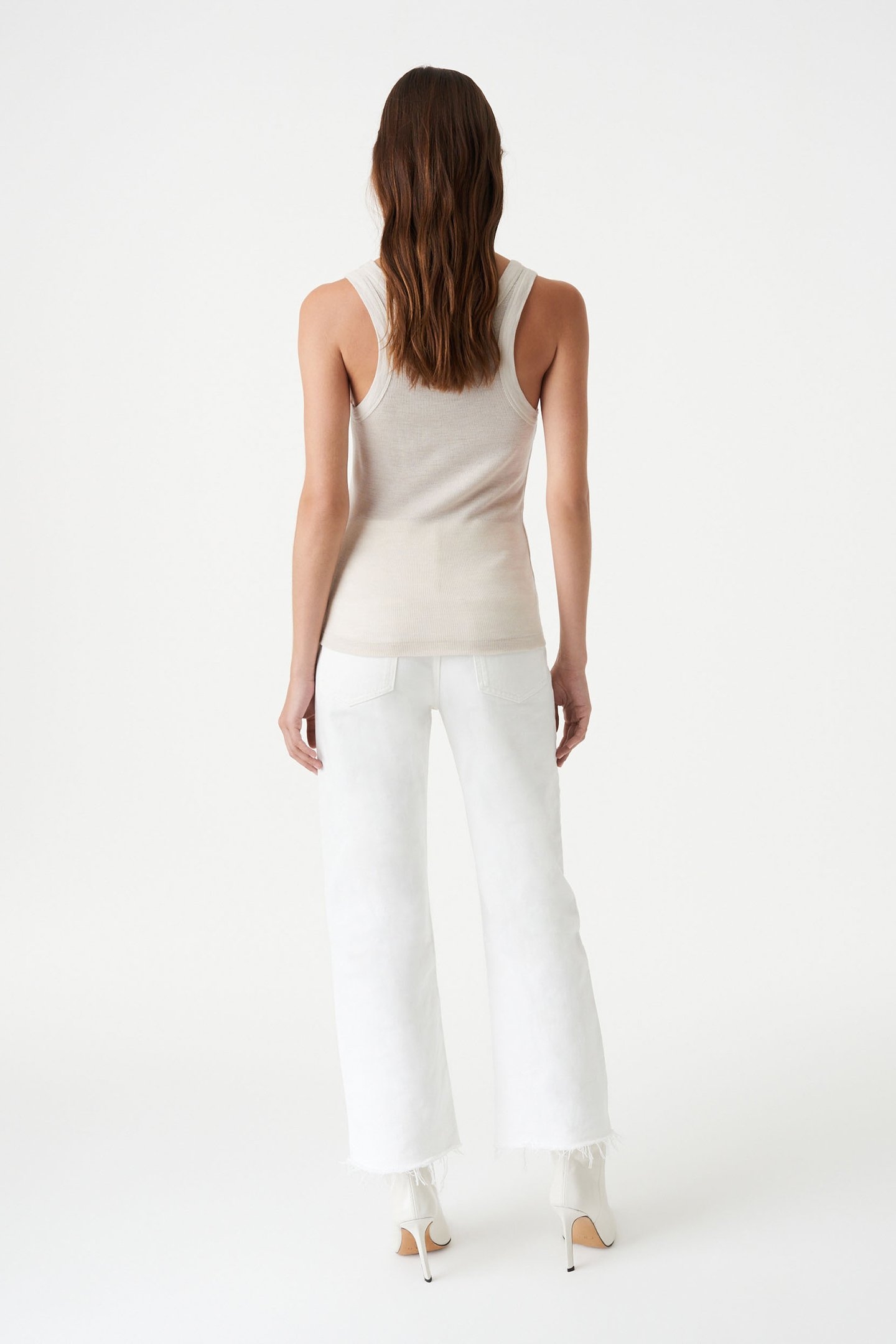 JOSEFA TANK TOP CLEAR BEIGE 3