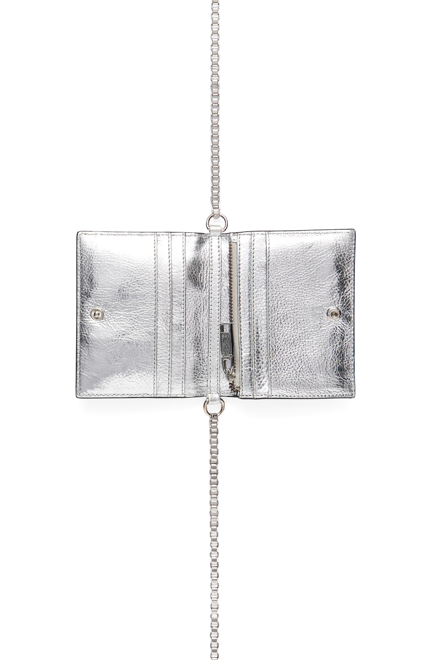 SHARPWALL PHONE BAG QUILTED SILVER 3