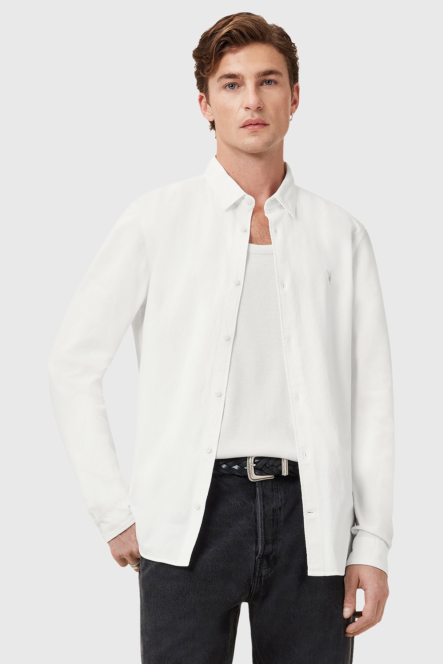 LOVELL LS SHIRT WHITE 5