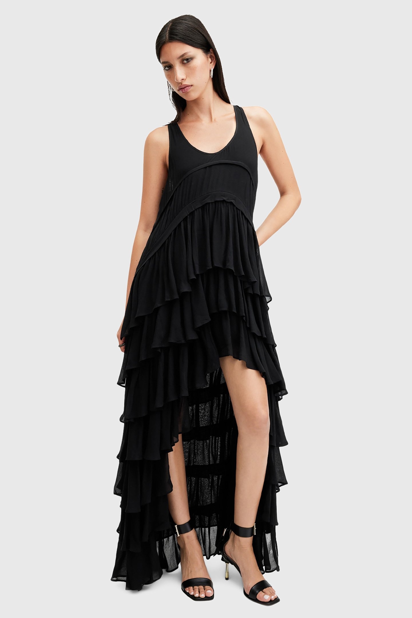 CAVARLY MAXI DRESS BLACK 4