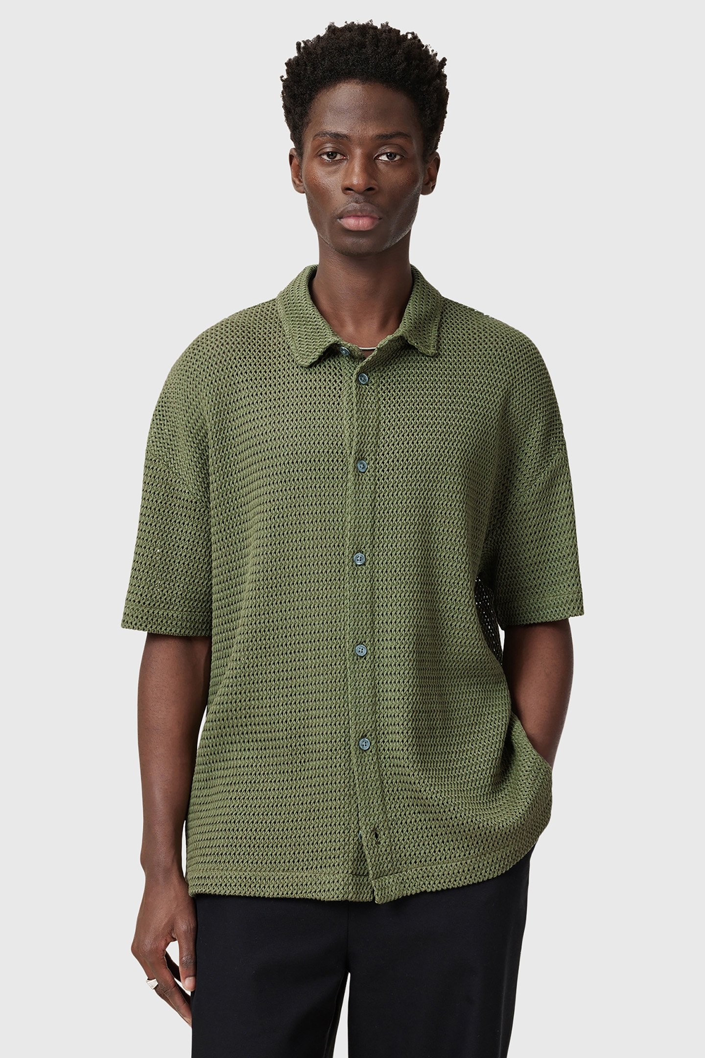 MUNROE SS SHIRT EDEN GREEN 1