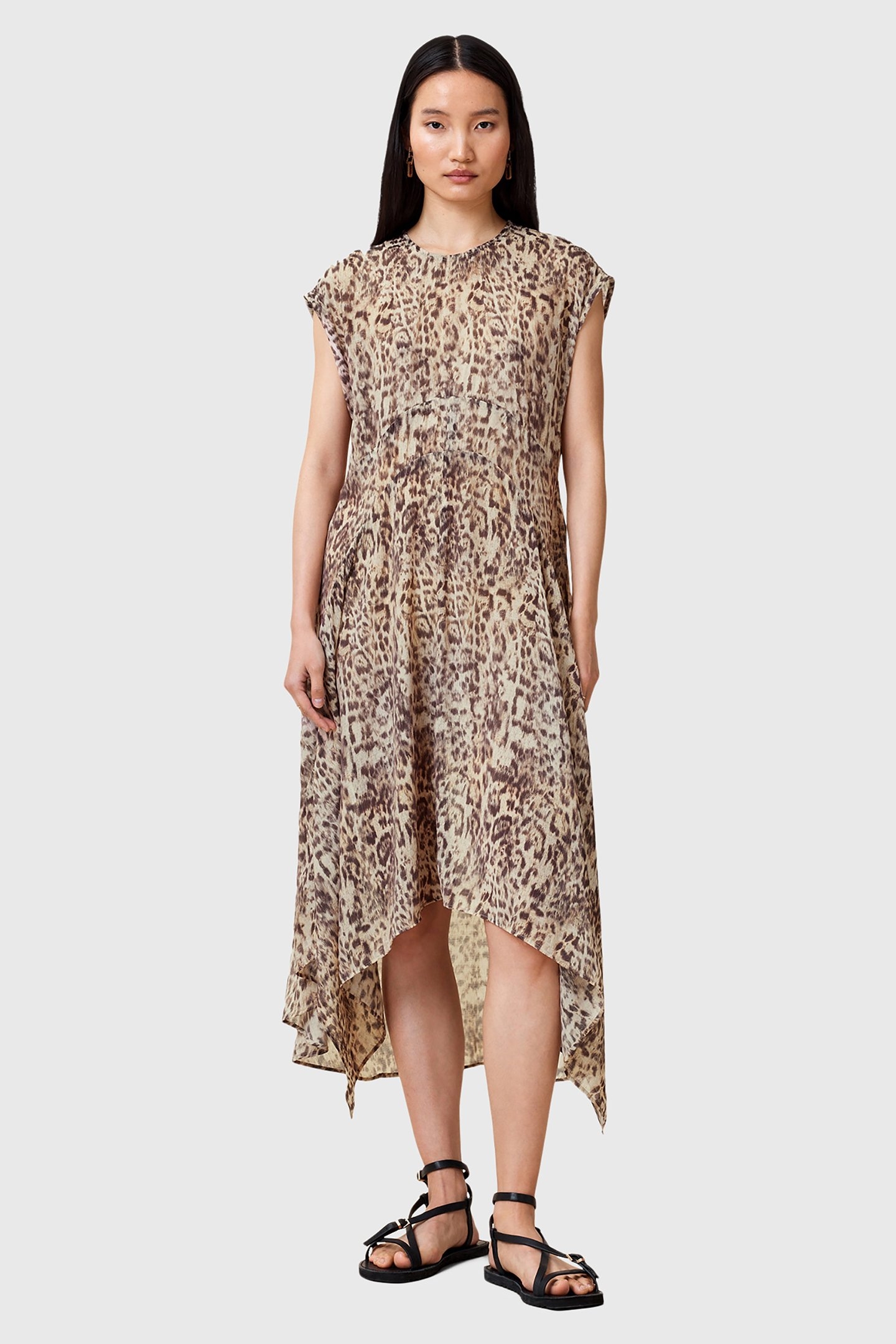 ARWEN DRESS EVIA SAND WHITE 1