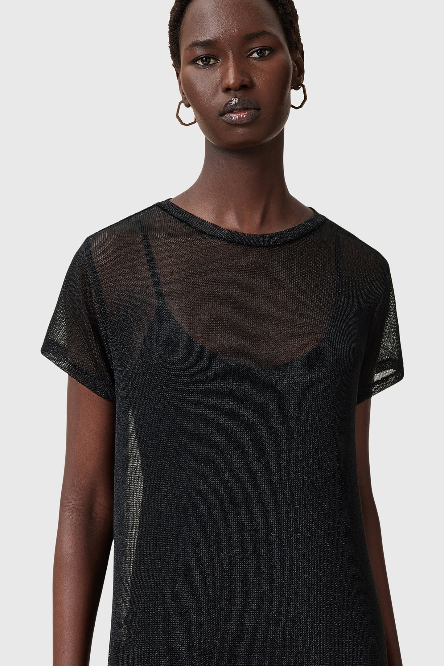 THEA SPARKLE DRESS BLACK 7