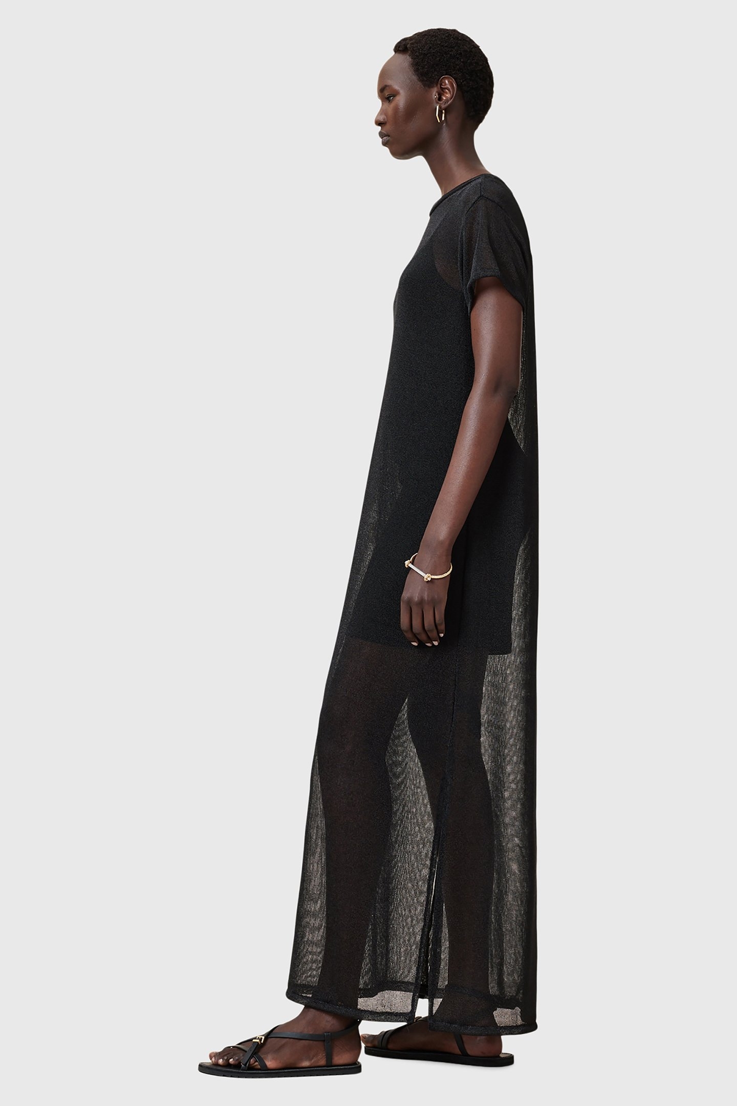 THEA SPARKLE DRESS BLACK 5