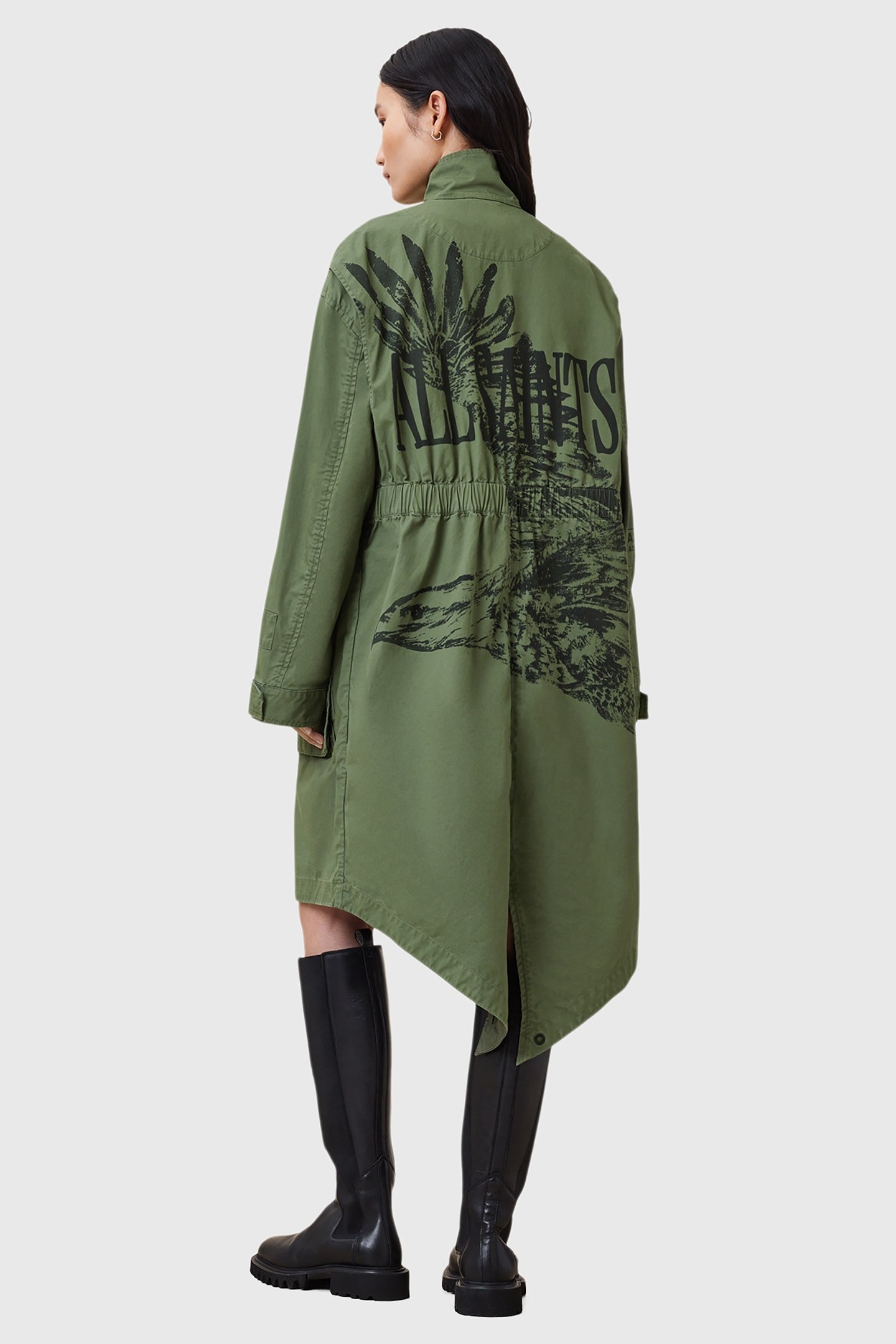 MILLA BIRD PARKA KHAKI GREEN 3