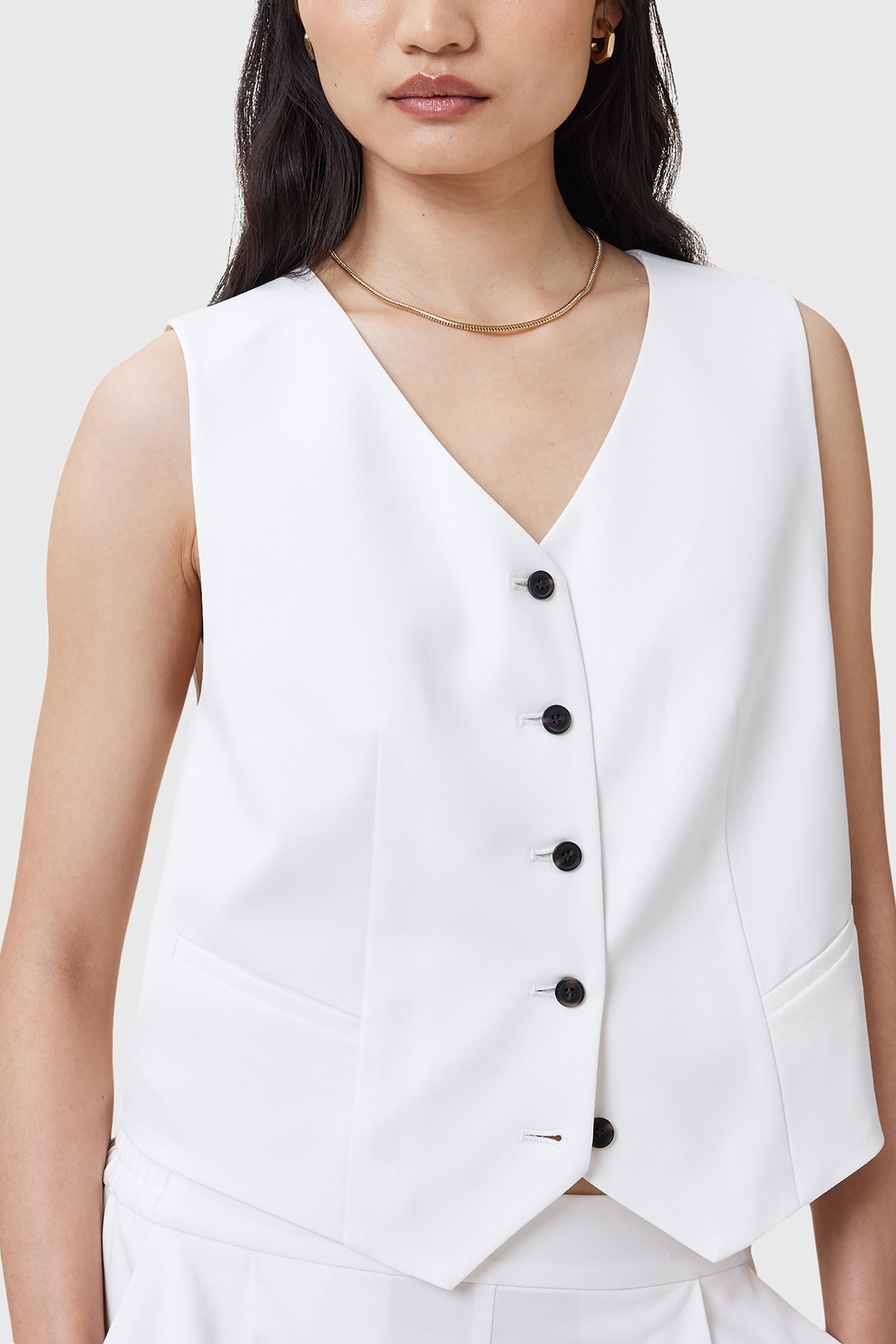 ALEIDA TRI WAISTCOAT WHITE 7