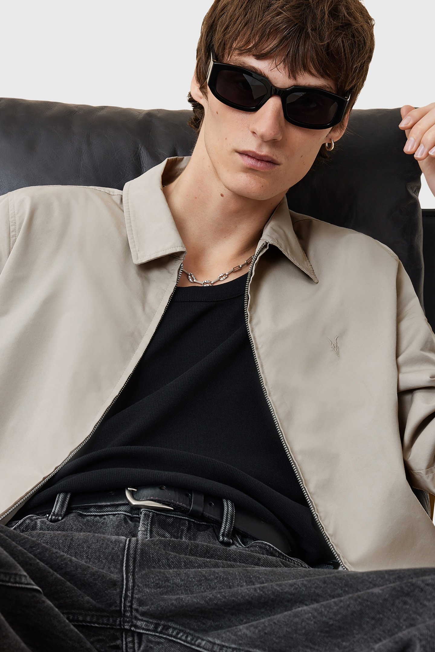 TREY JACKET FEATHER TAUPE 8