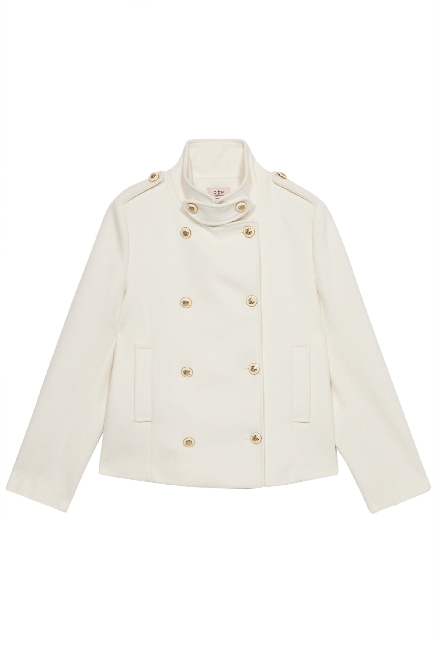 SHORT MILITARY COAT WHITE 3