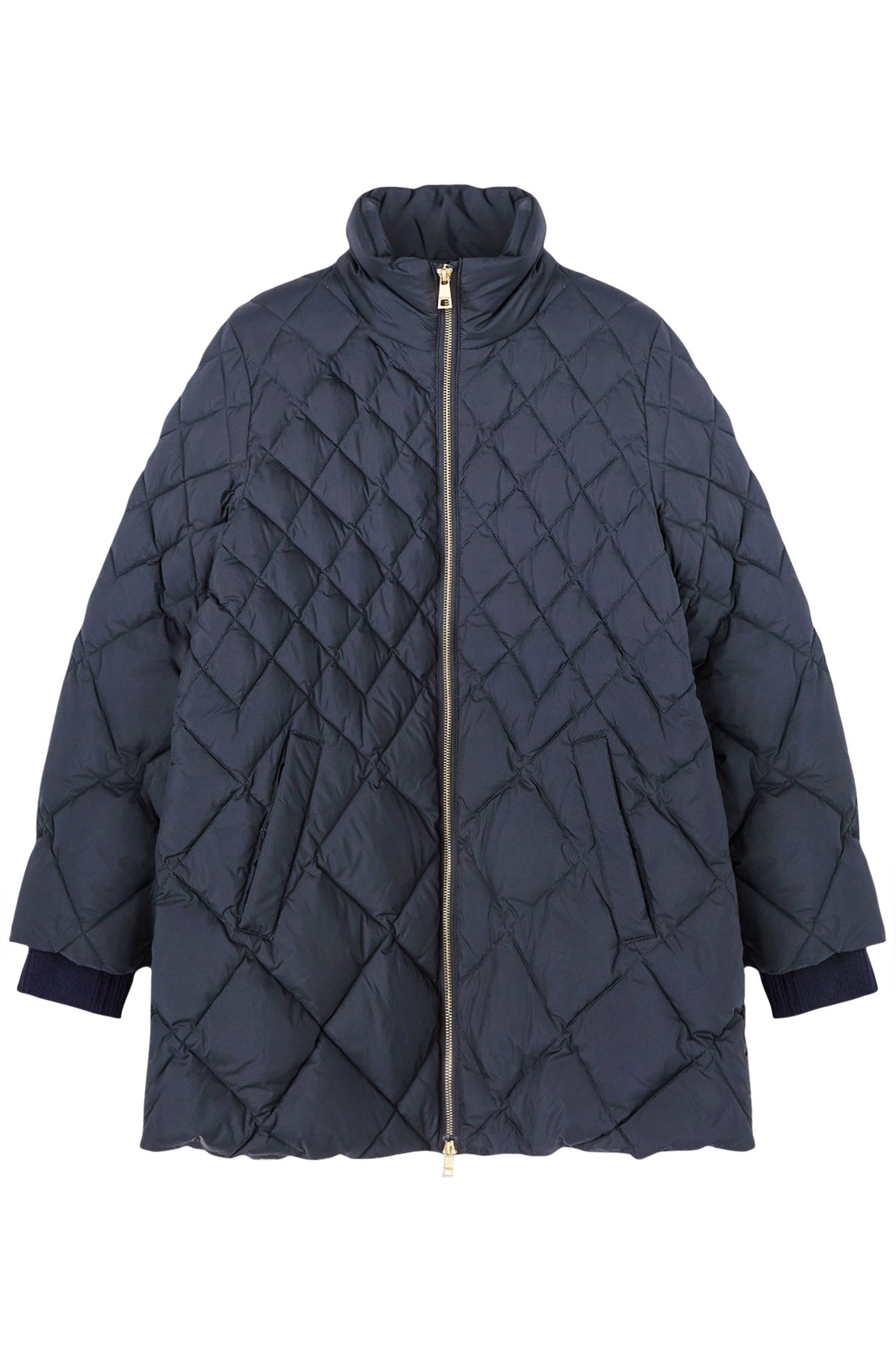 DIAMOND QUILTED PADDED JACKET BLUE 4