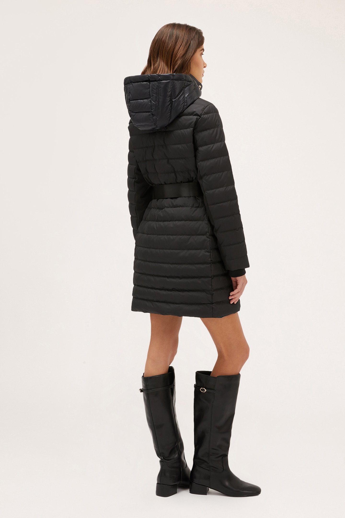 PADDED JACKET WITH HOOD BLACK 3