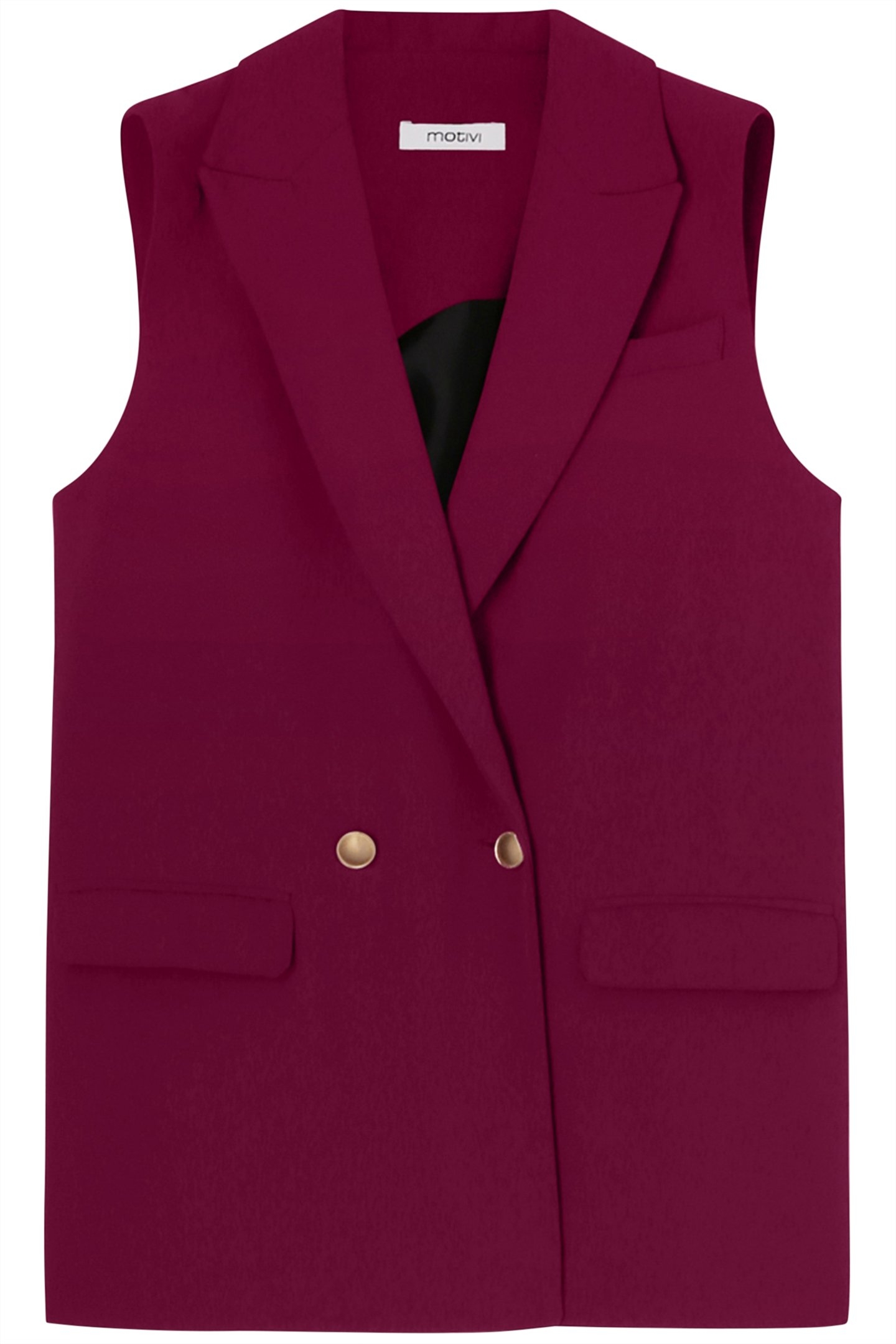LONG CADY WAISTCOAT BORDEAUX 4