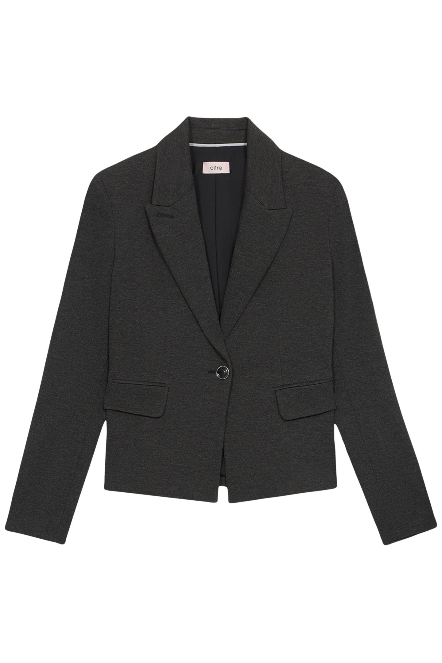 MILANO KNIT FABRIC BLAZER GREY 3