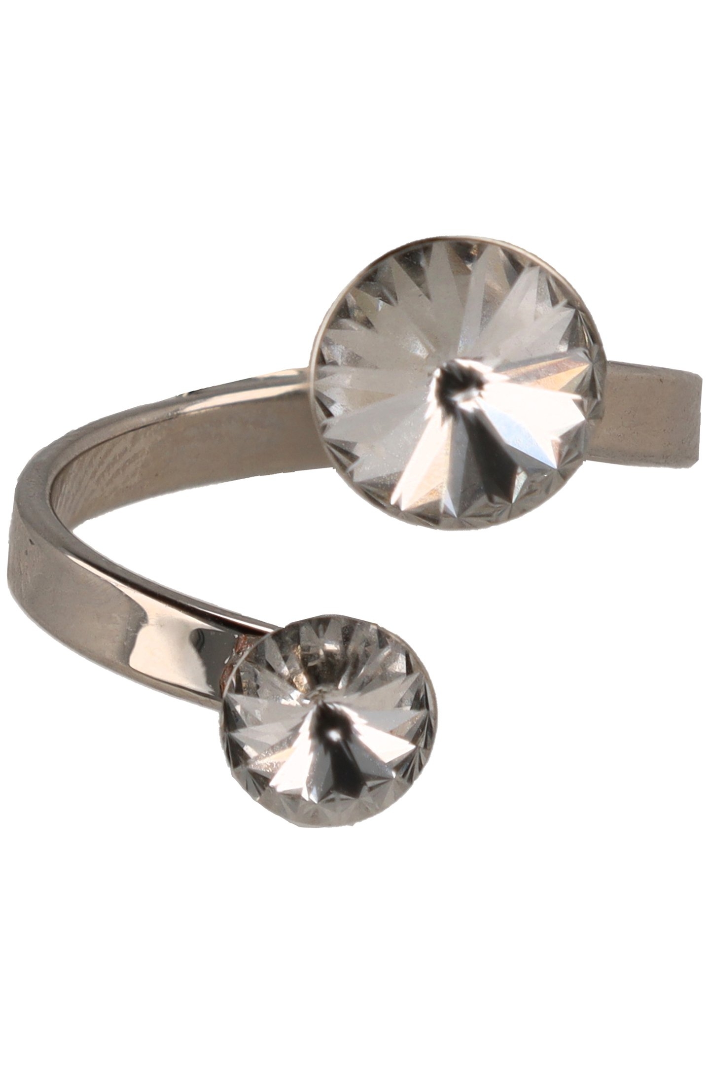 CLASSIC DISC RING - RHODIUM 1