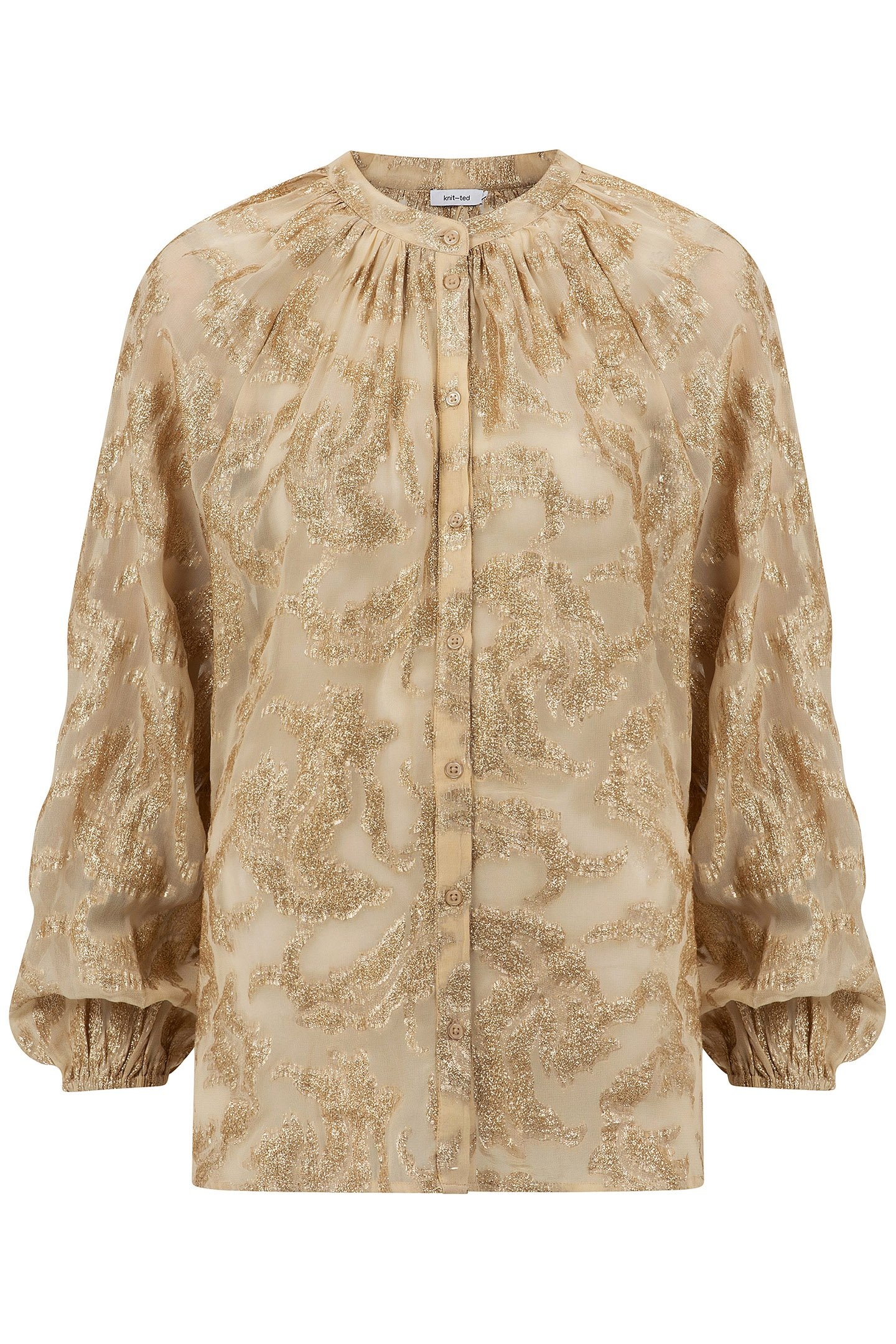 LOES BLOUSE OATMEAL 3