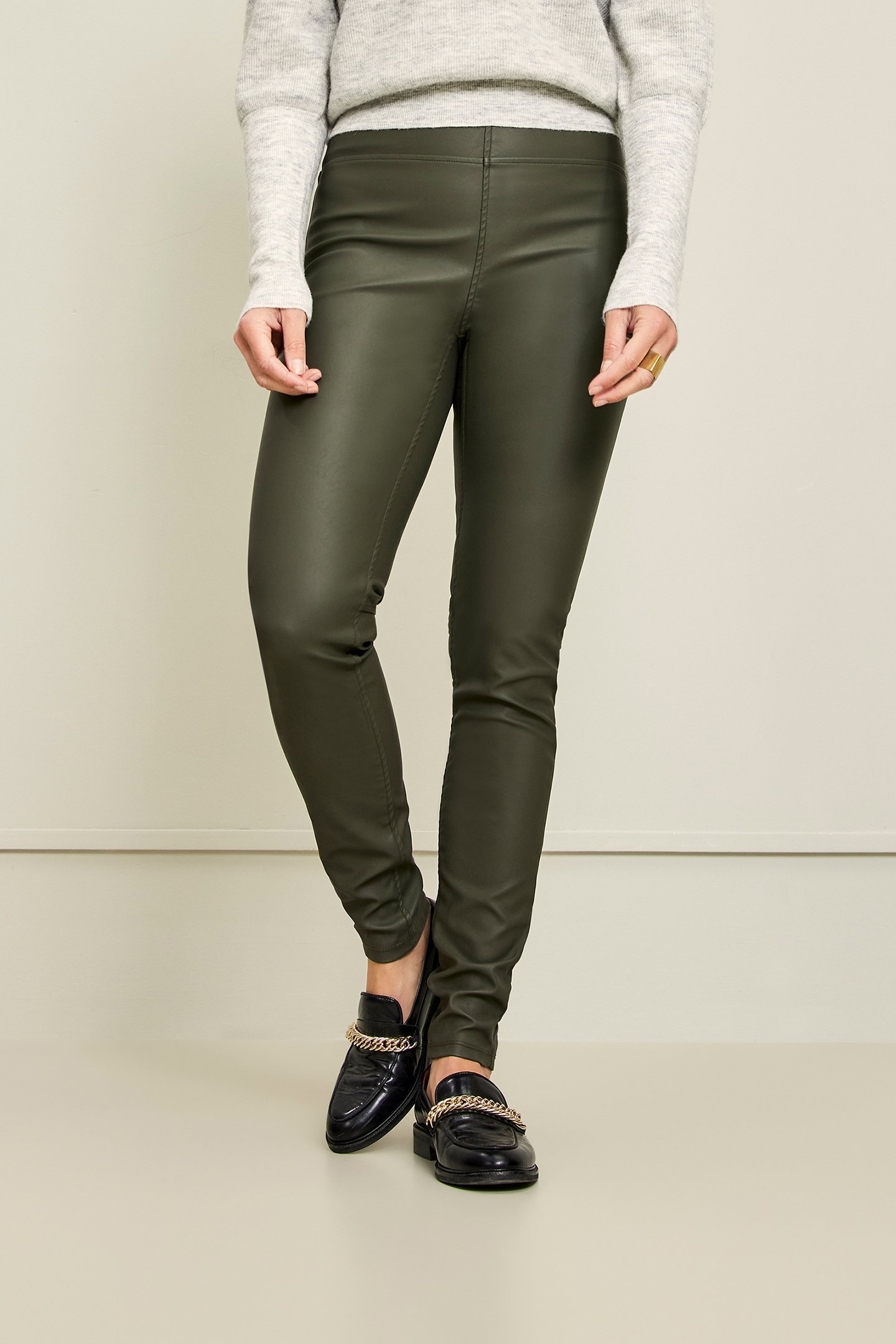 AMBER PANTS DUFFLE GREEN 1