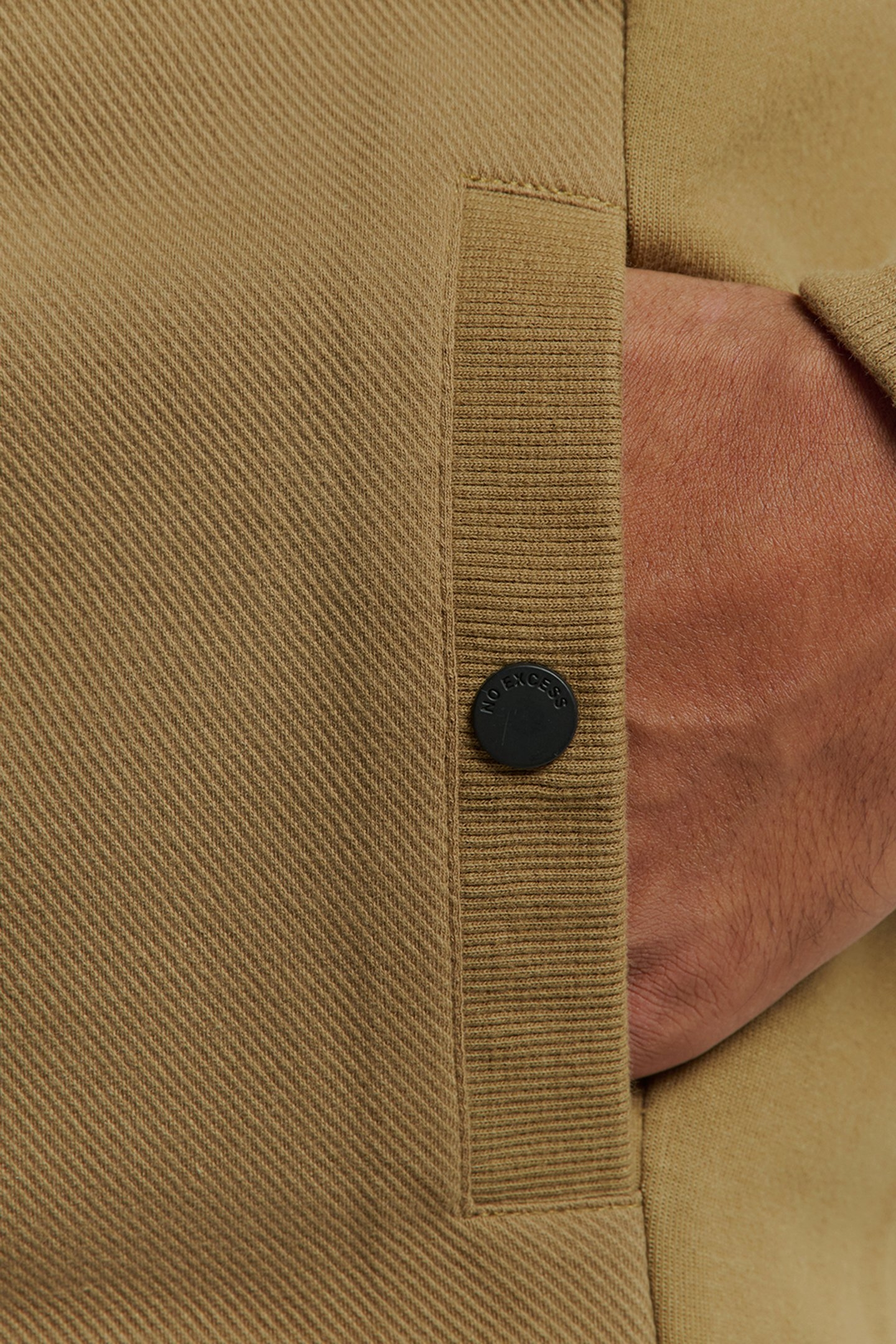 SWEATER FULL ZIPPER TWILL JACQUARD KHAKI 7