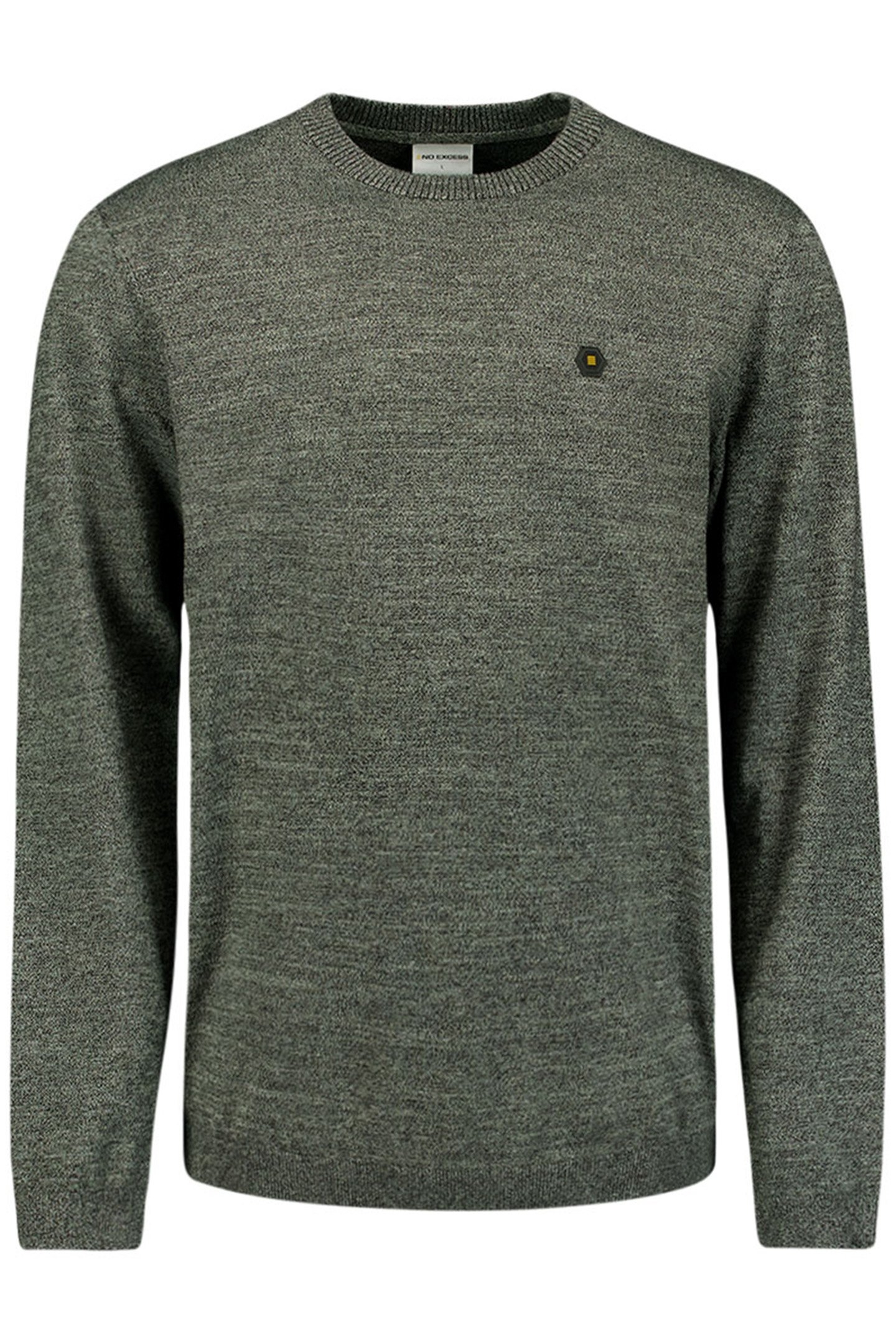 PULLOVER CREWNECK 2 COLOURED MELANGE SMOKE 3