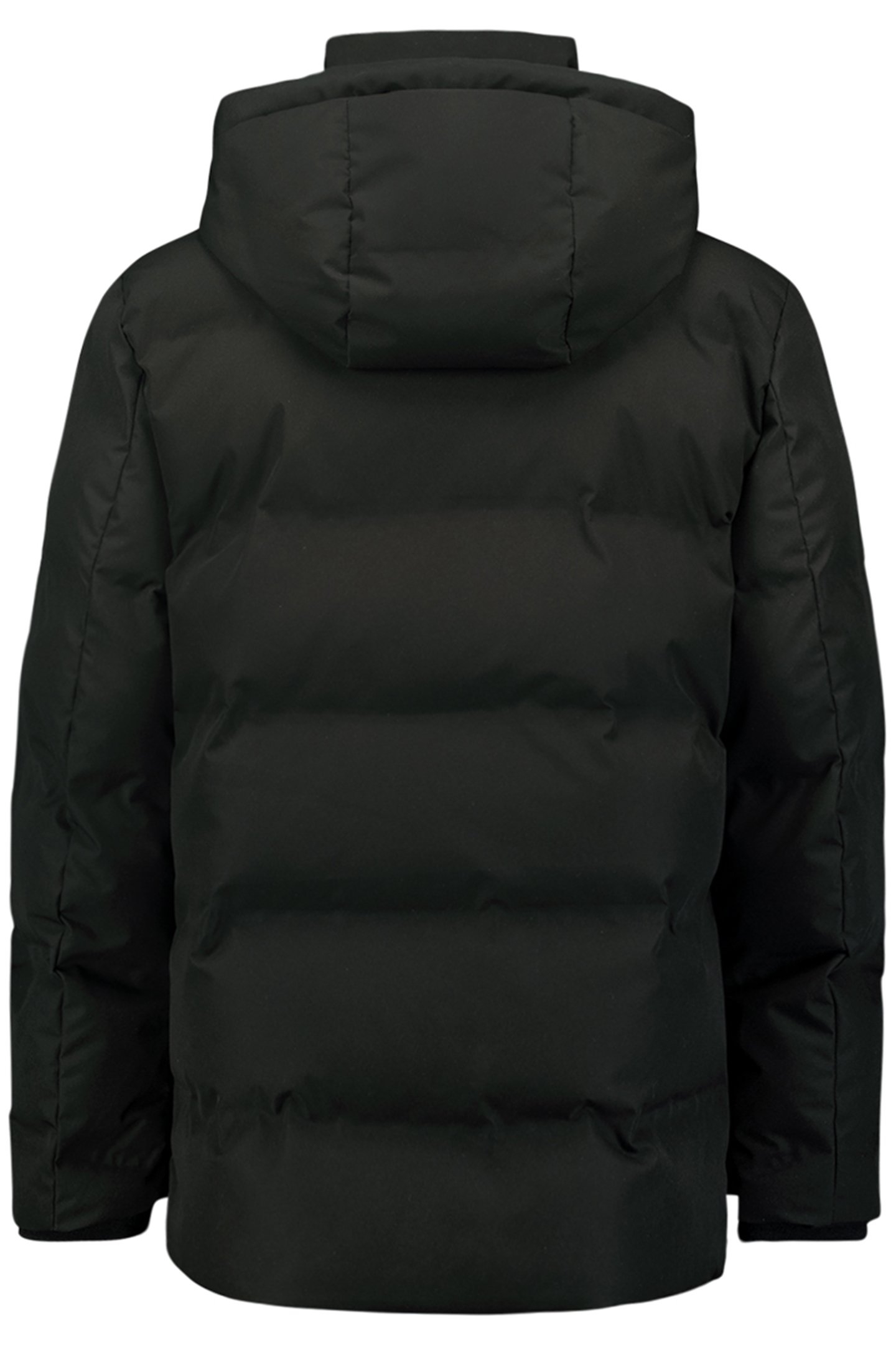 JACKET SHORT FIT SEALED HOODED BLACK 5