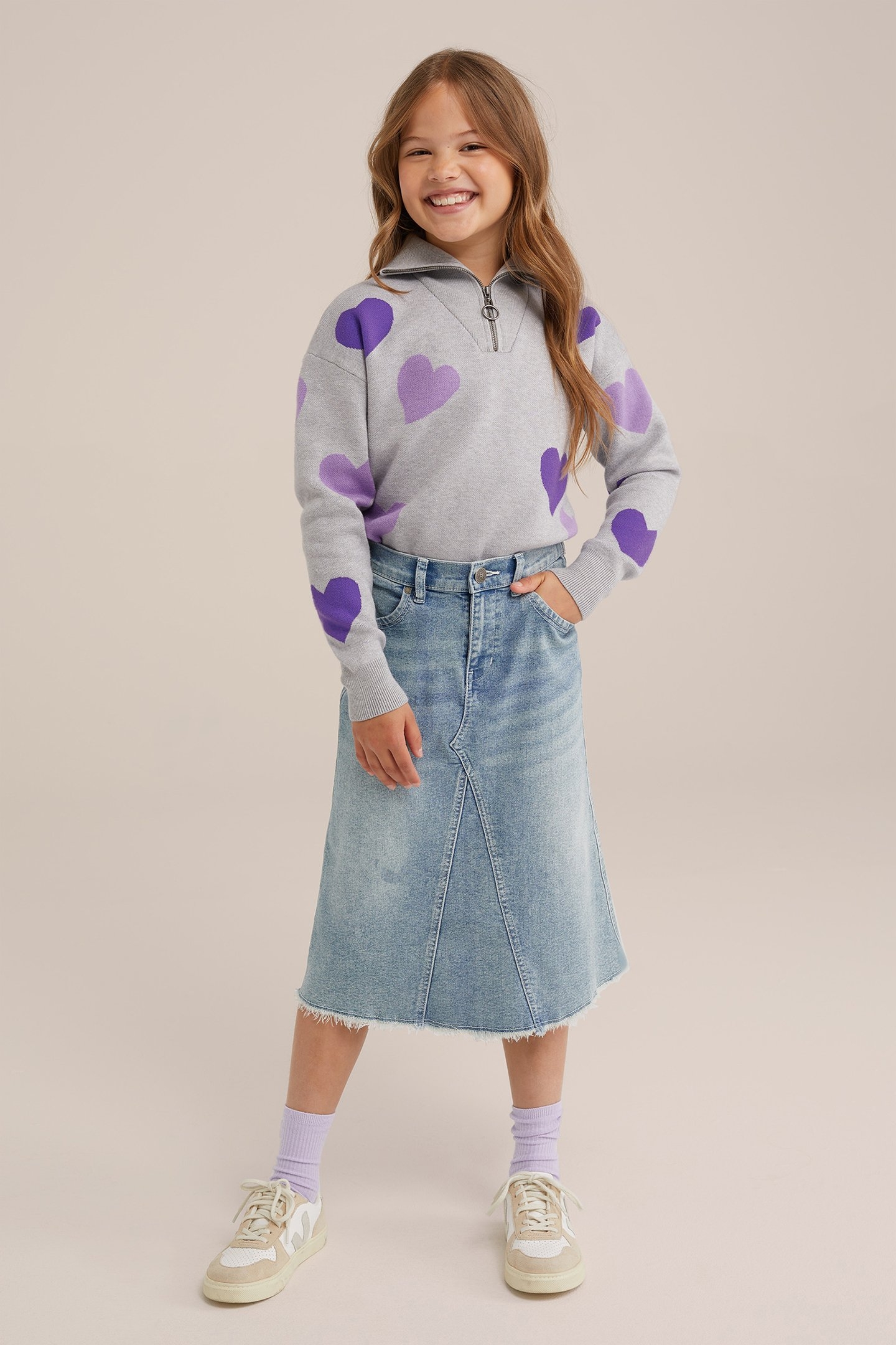 KNITTED PULLOVER GREY 2