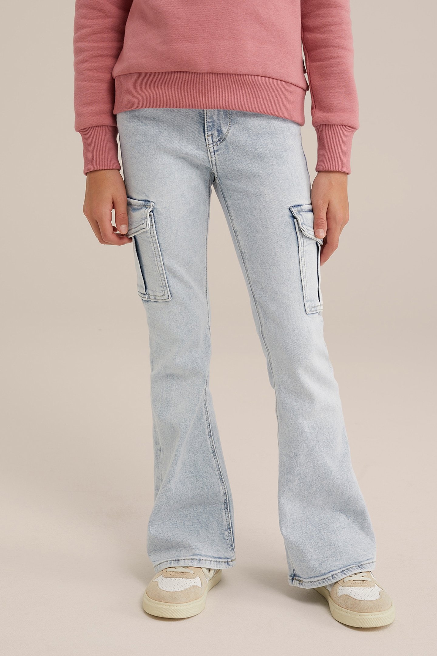 CARGO PANTS LIGHT BLUE 1