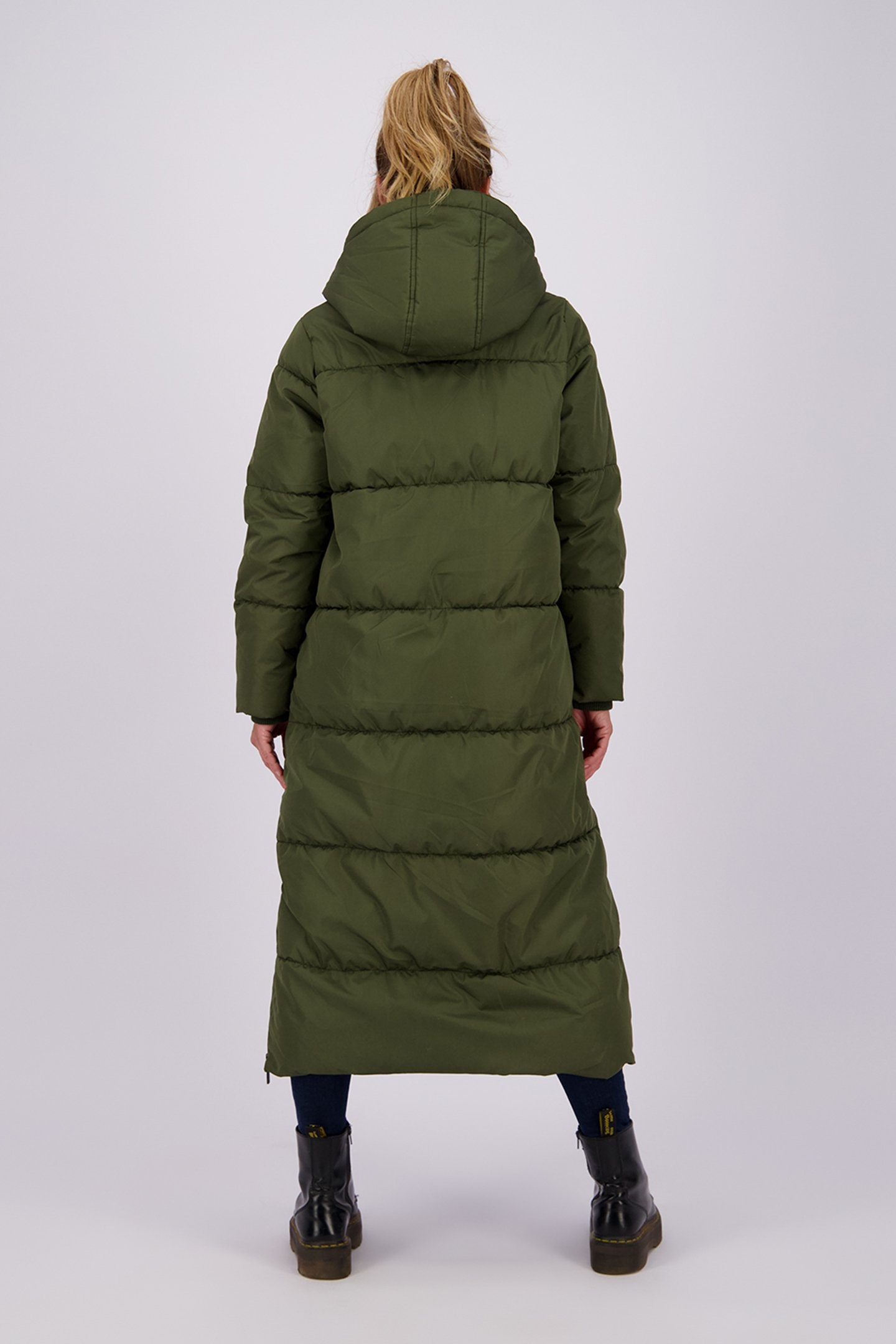 TEVINA JACKETS DARK ARMY GREEN 2