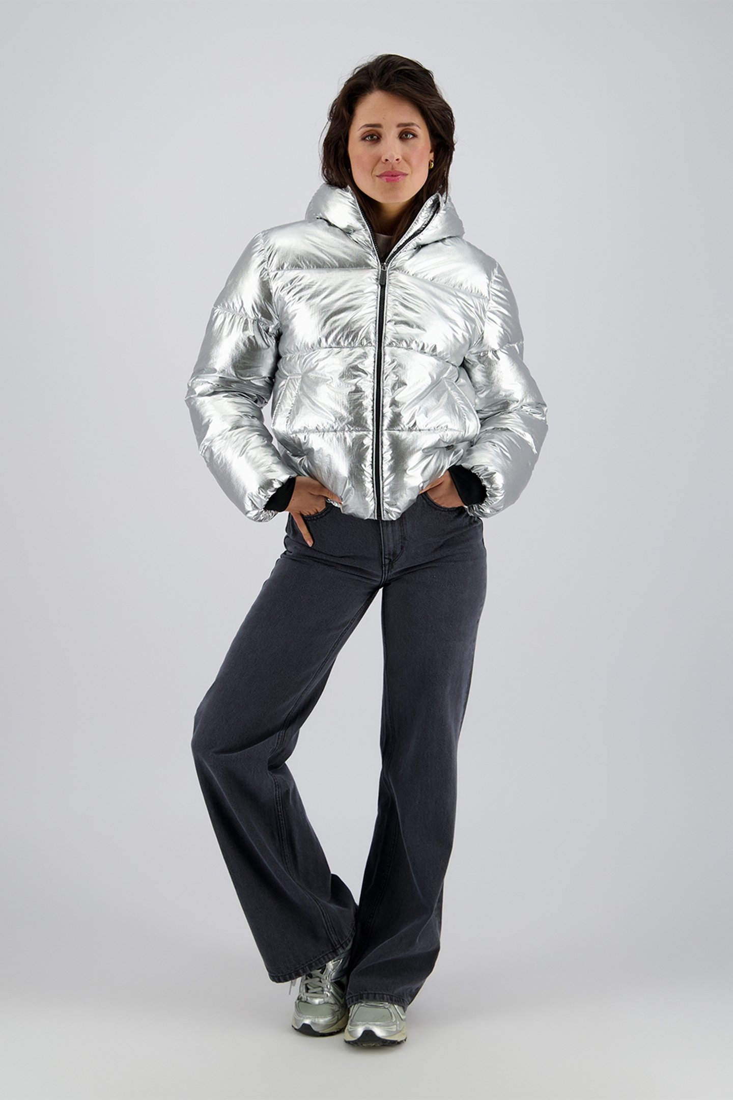 MORLEY JACKETS SILVER METALLIC 1