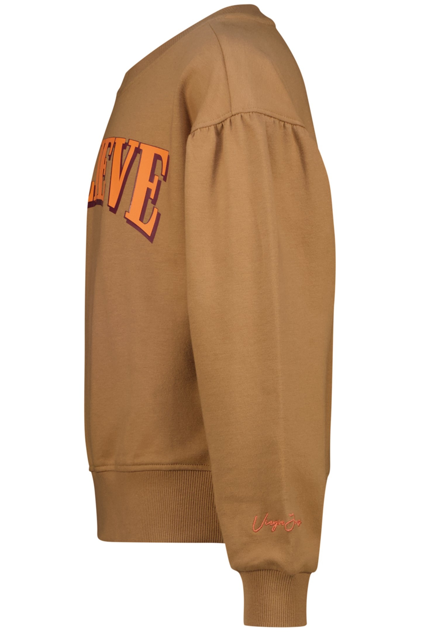 GIRLS NORAN SWEATER RUSTIC BROWN 3