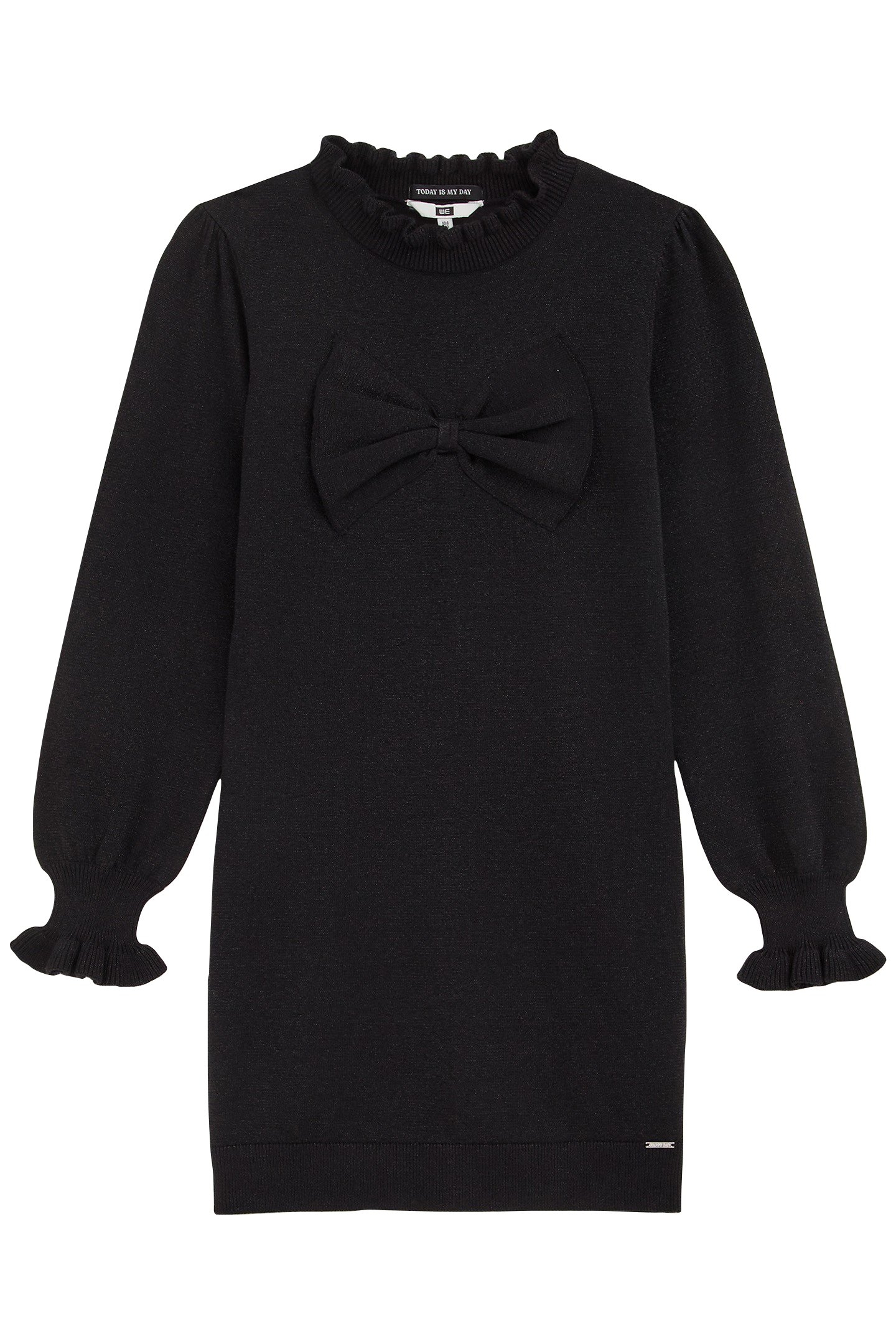 DRESS MID LENGTH BLACK 3