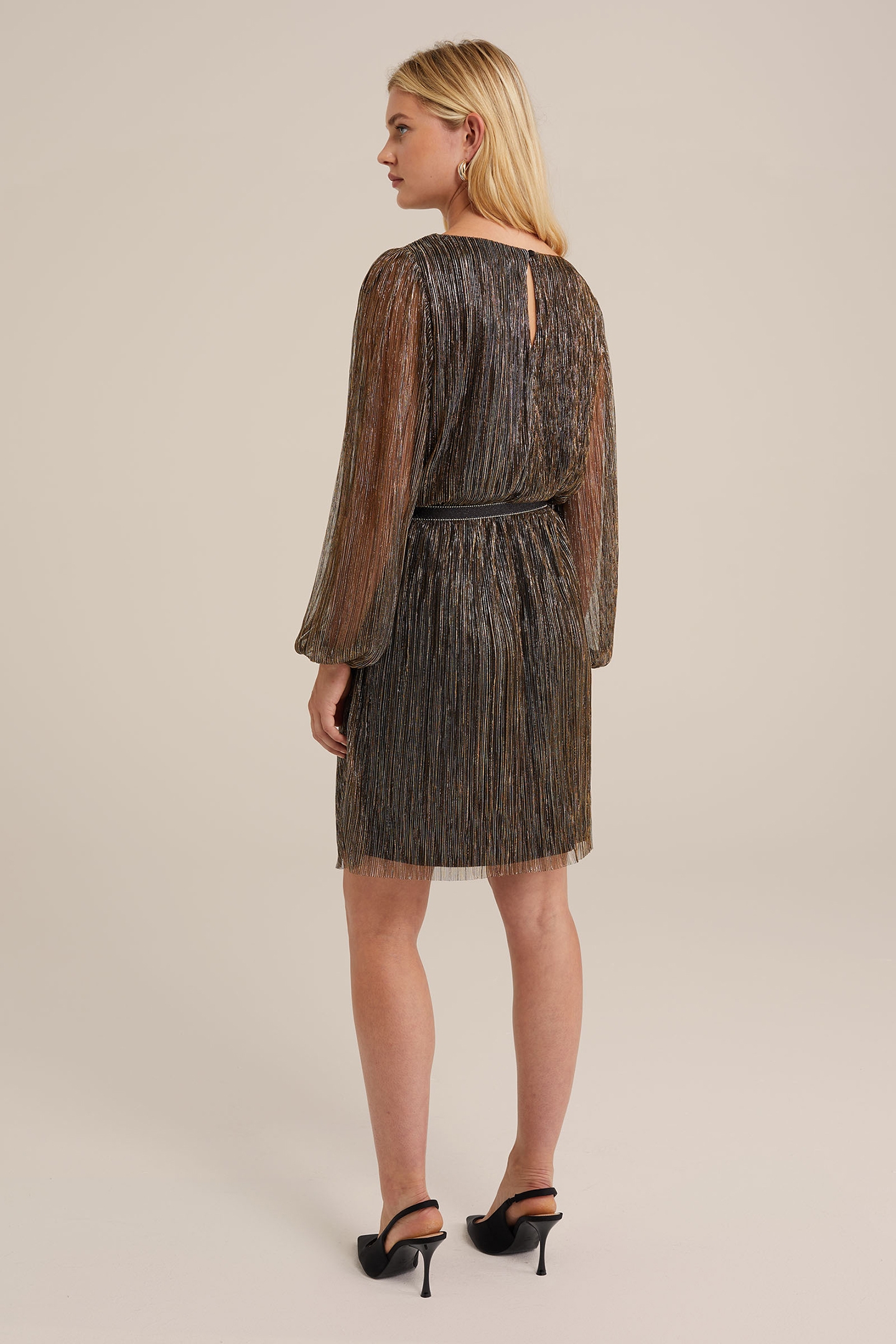 DRESS MID LENGTH GOLD 3