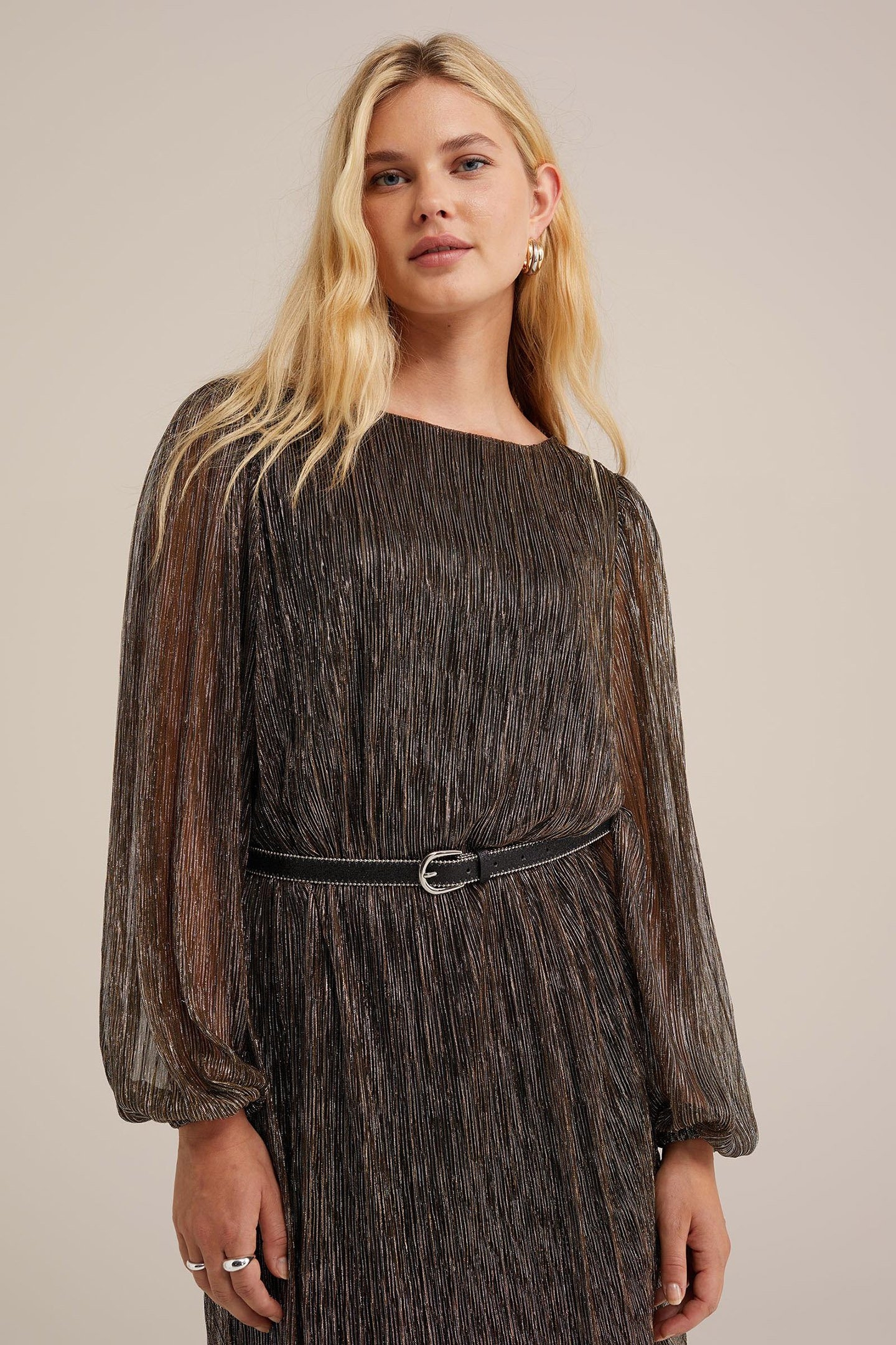 DRESS MID LENGTH GOLD 7