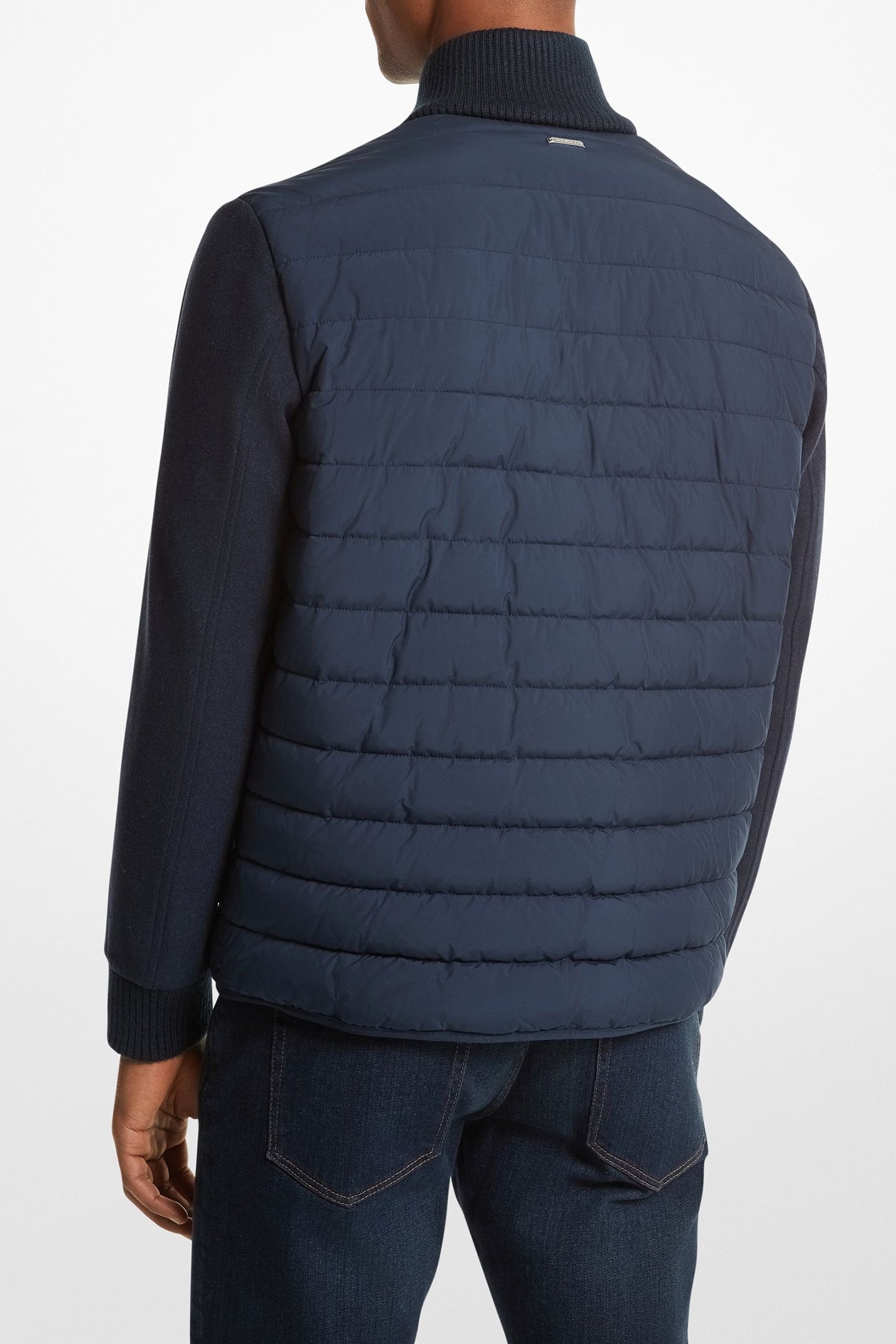 MELTON MOCK NECK JACKET MIDNIGHT 2