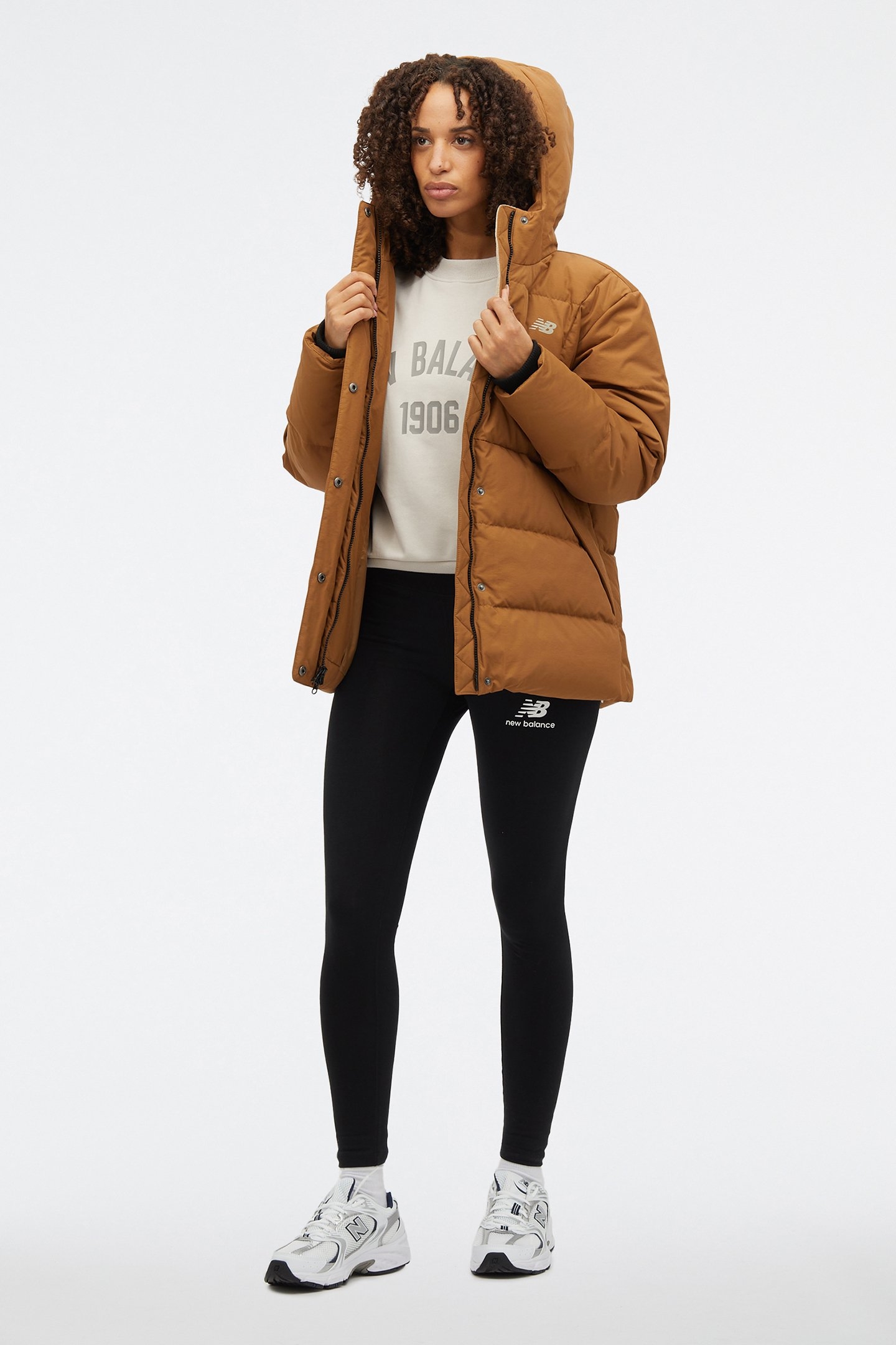 NBX SOFT ALPINE ICON DOWN JACKET WOODGRAIN 3