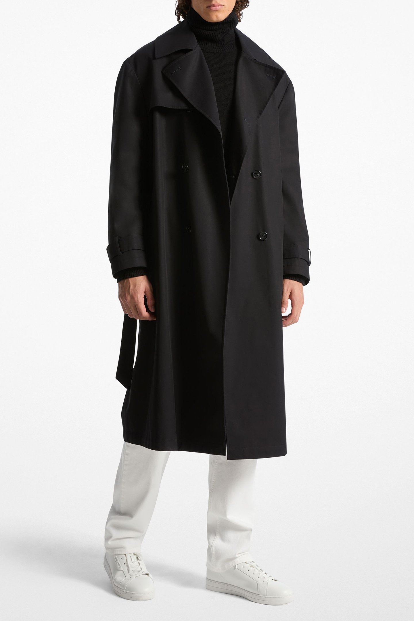 OVERSIZED TRENCH BLACK 1
