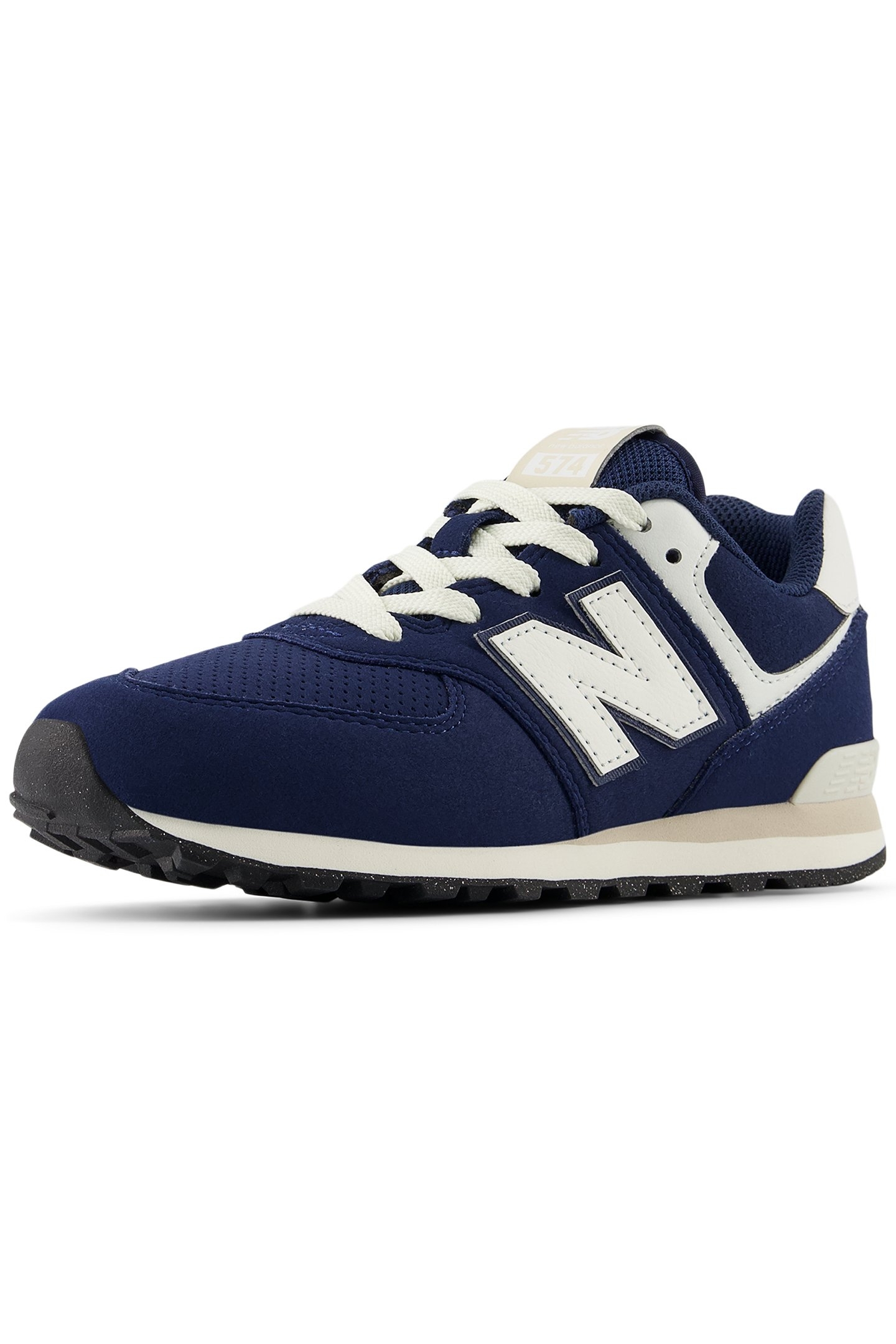 GRADE BOYS 574 LACE NAVY 6