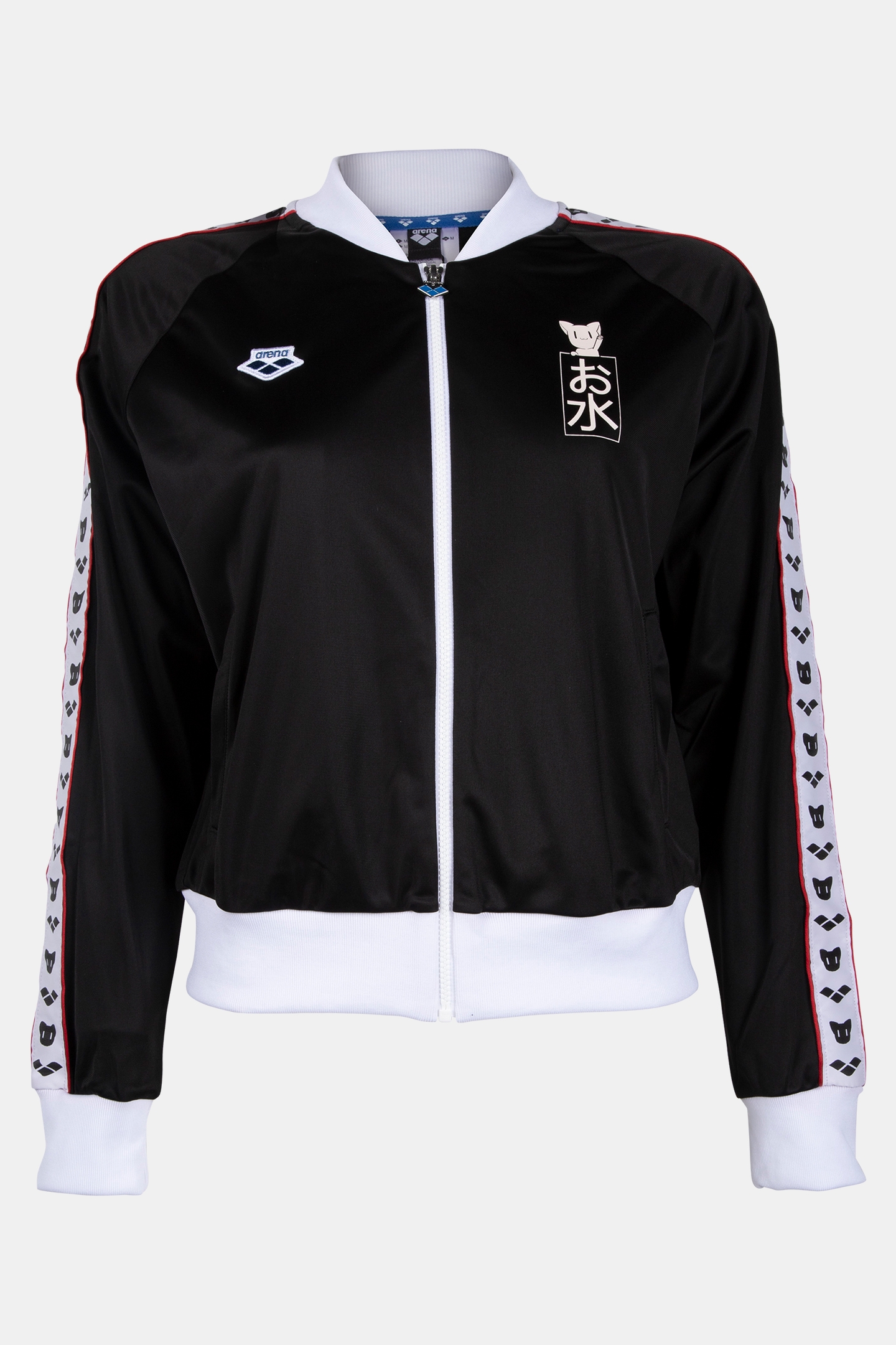 W RELAX IV TEAM JACKET MIZU BLACK WHITE BLACK 4