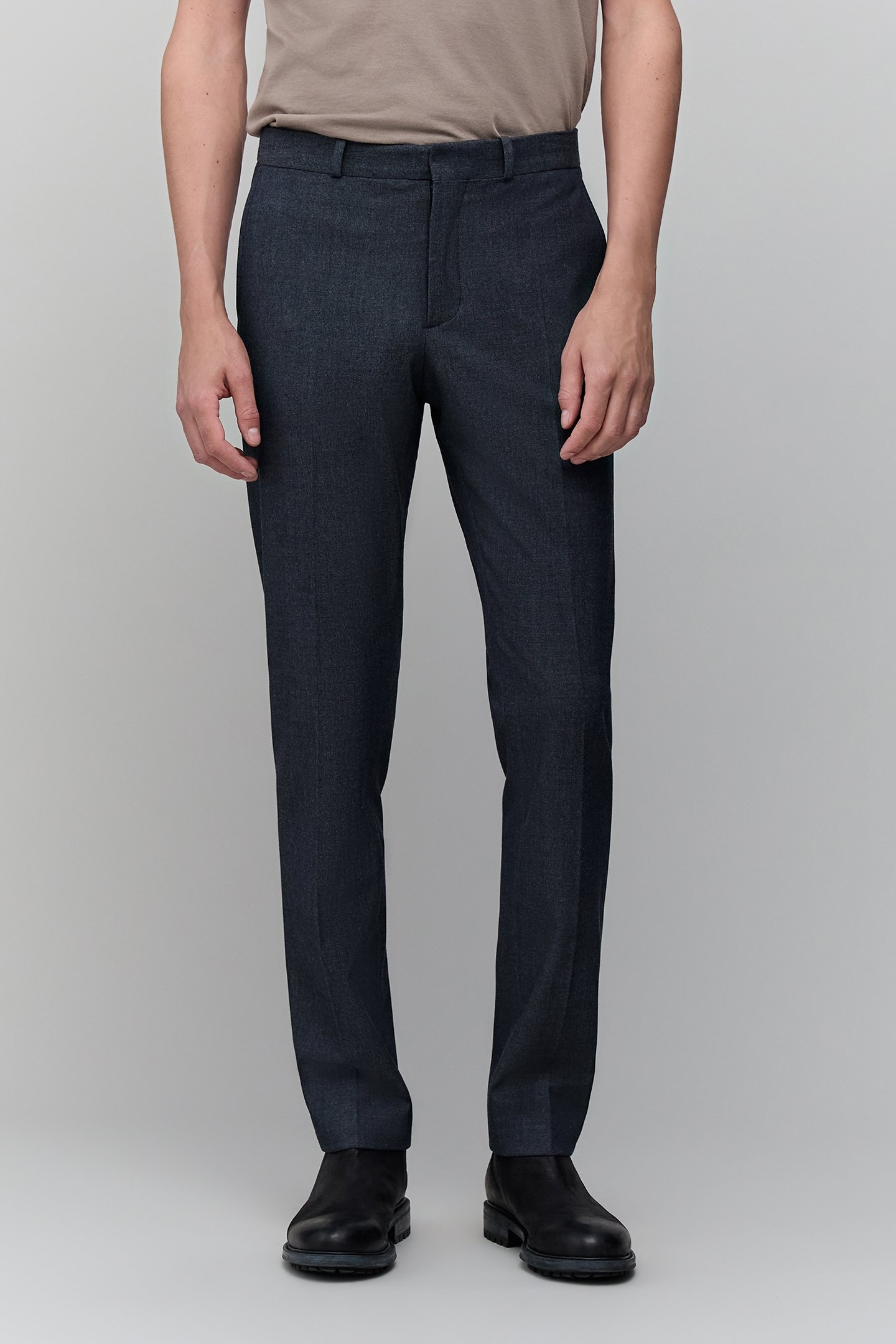 FAUX-UNI NAVY SUIT PANTS NAVY 1