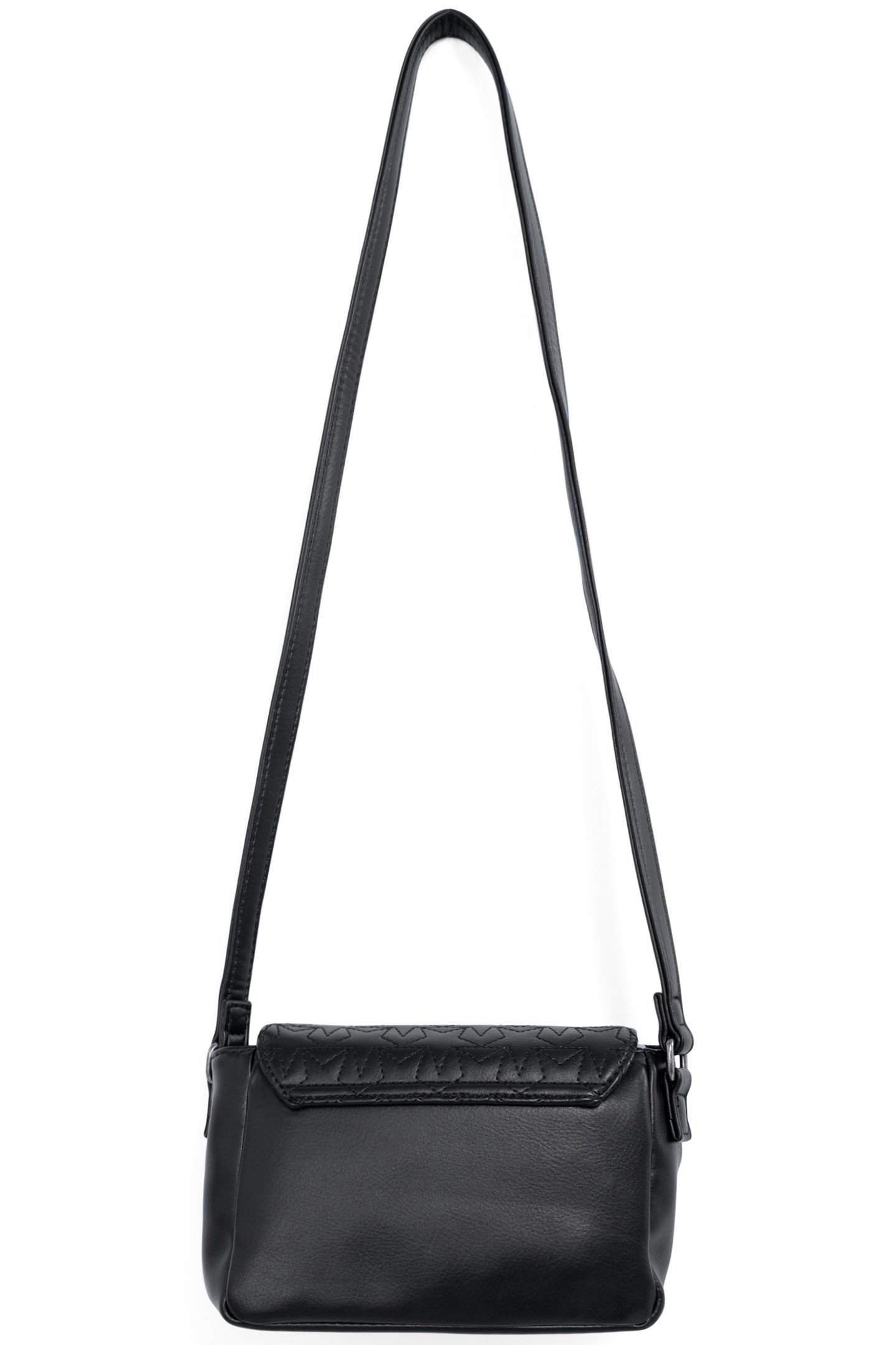 GIRL'S BLACK RECYCLED STAR QUILTED HANDBAG 2