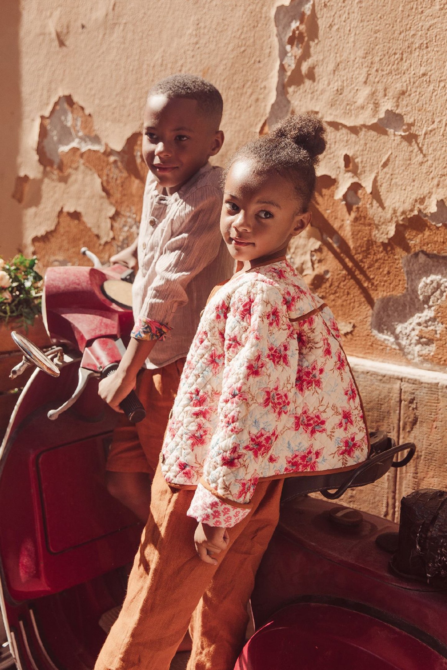 JACKET ASTRID RASPBERRY FLOWERS 3