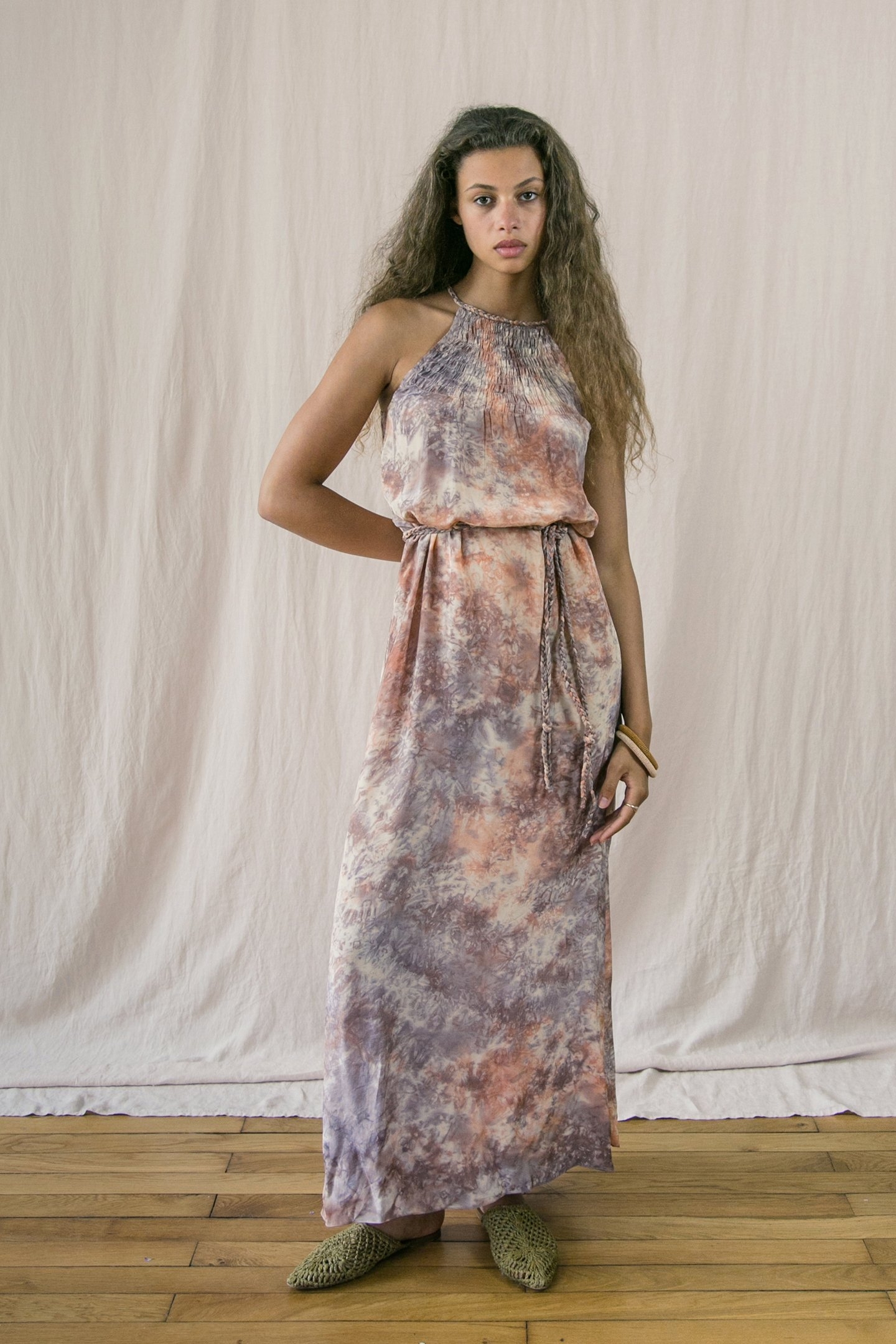 DRESS MARJORIE FIG TIE & DYE 1
