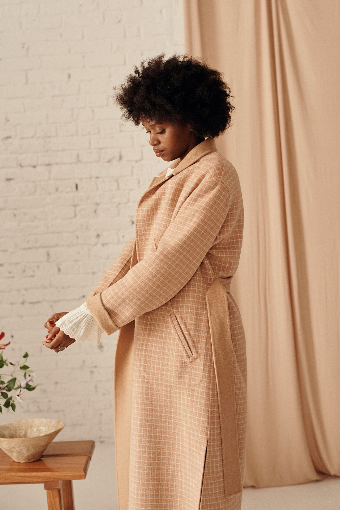 REVERSIBLE COAT SULLY CAMEL-BLUSH 6